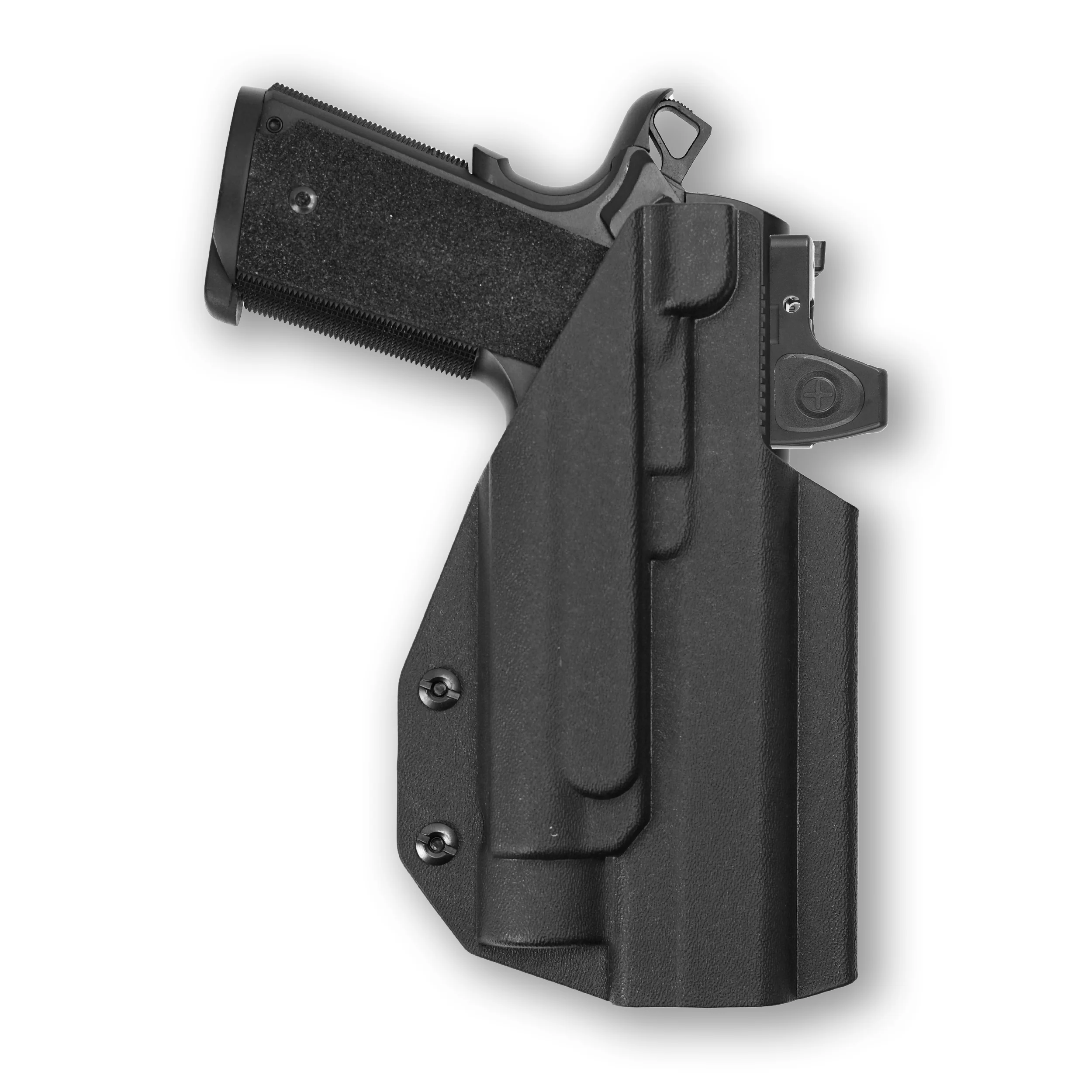 1911 5" Government 45ACP with Streamlight TLR-1/1S/HL Light Red Dot Optic Cut IWB Holster - Image 4