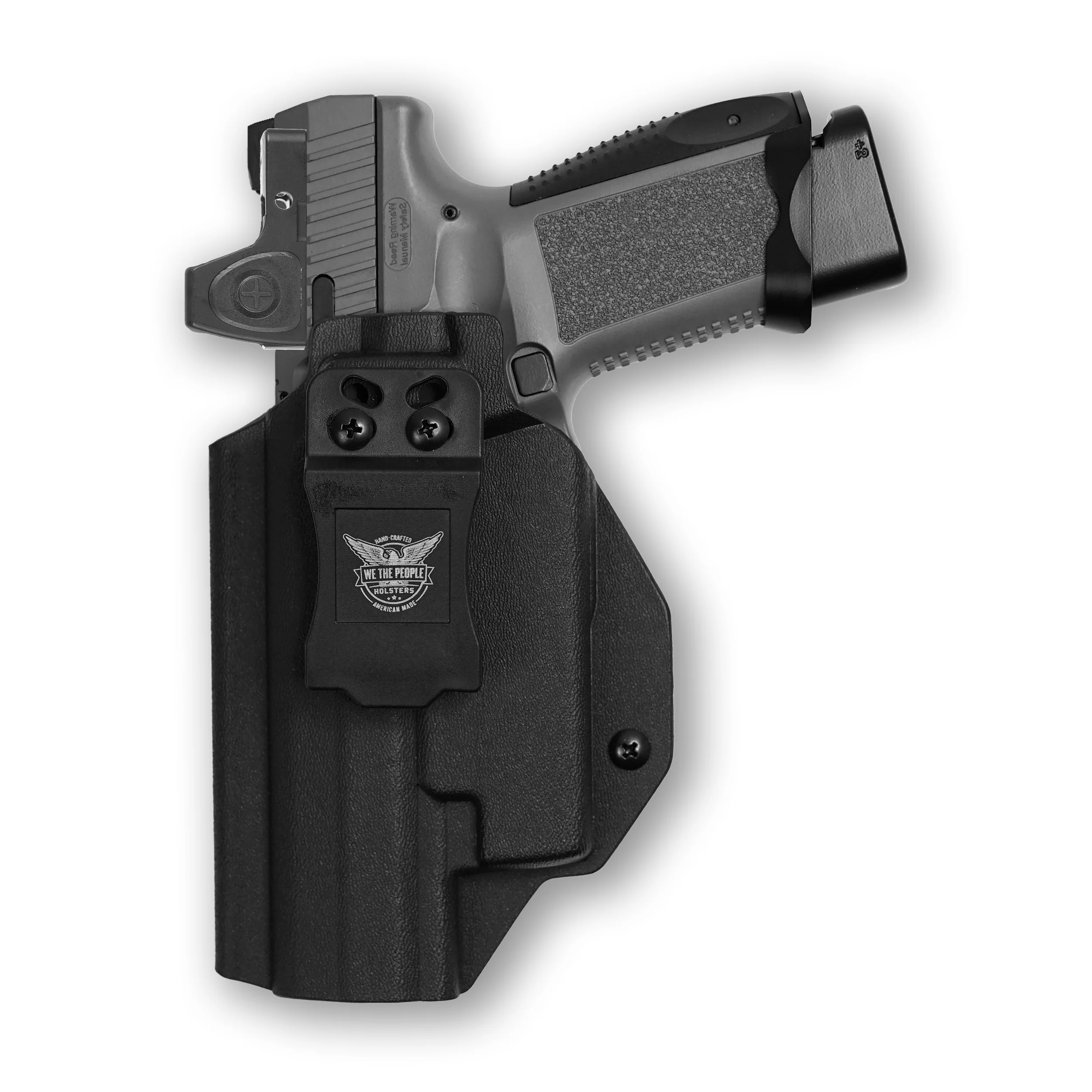 Canik TP9 Elite Combat Executive with Olight Baldr RL Mini Light Red Dot Optic Cut IWB Holster - Image 3