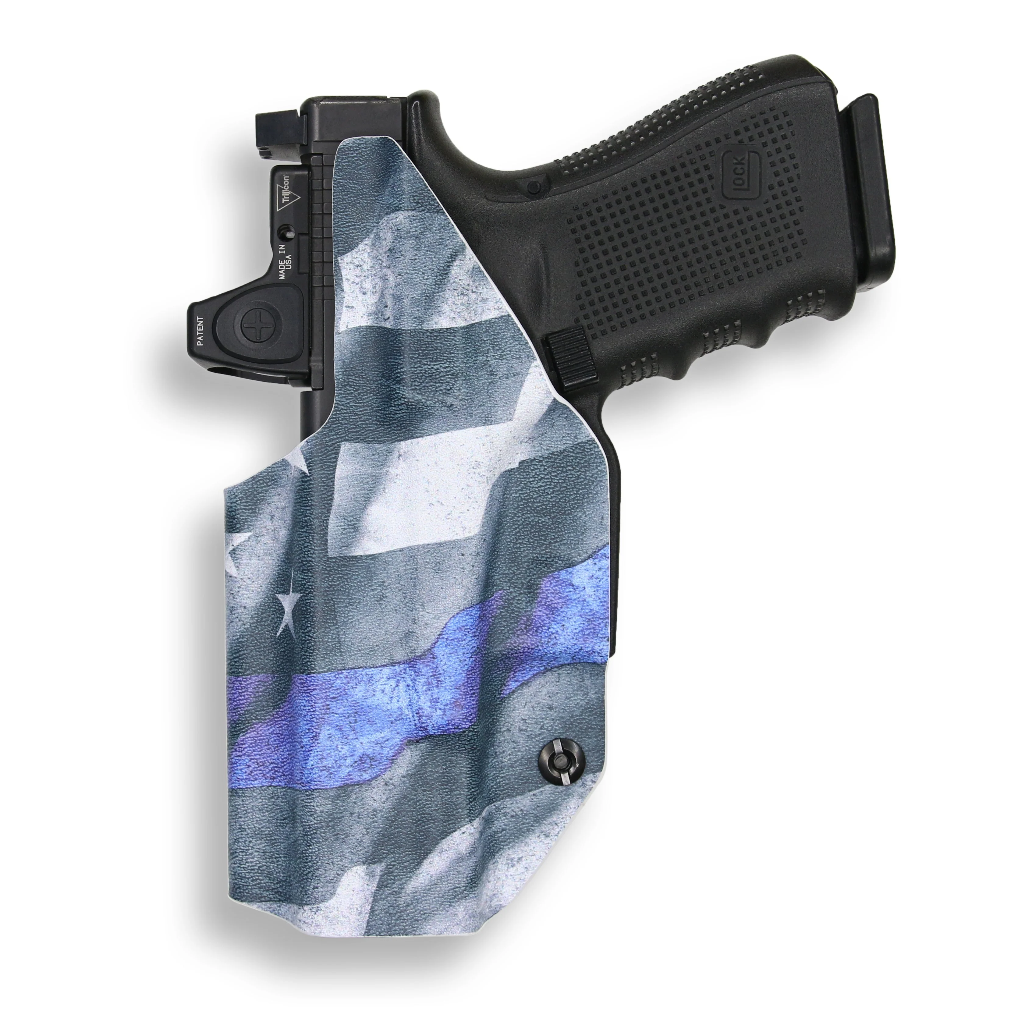 Colt 1911 4" 45ACP with Streamlight TLR-1/1S/HL Light Red Dot Optic Cut IWB Holster - Image 14