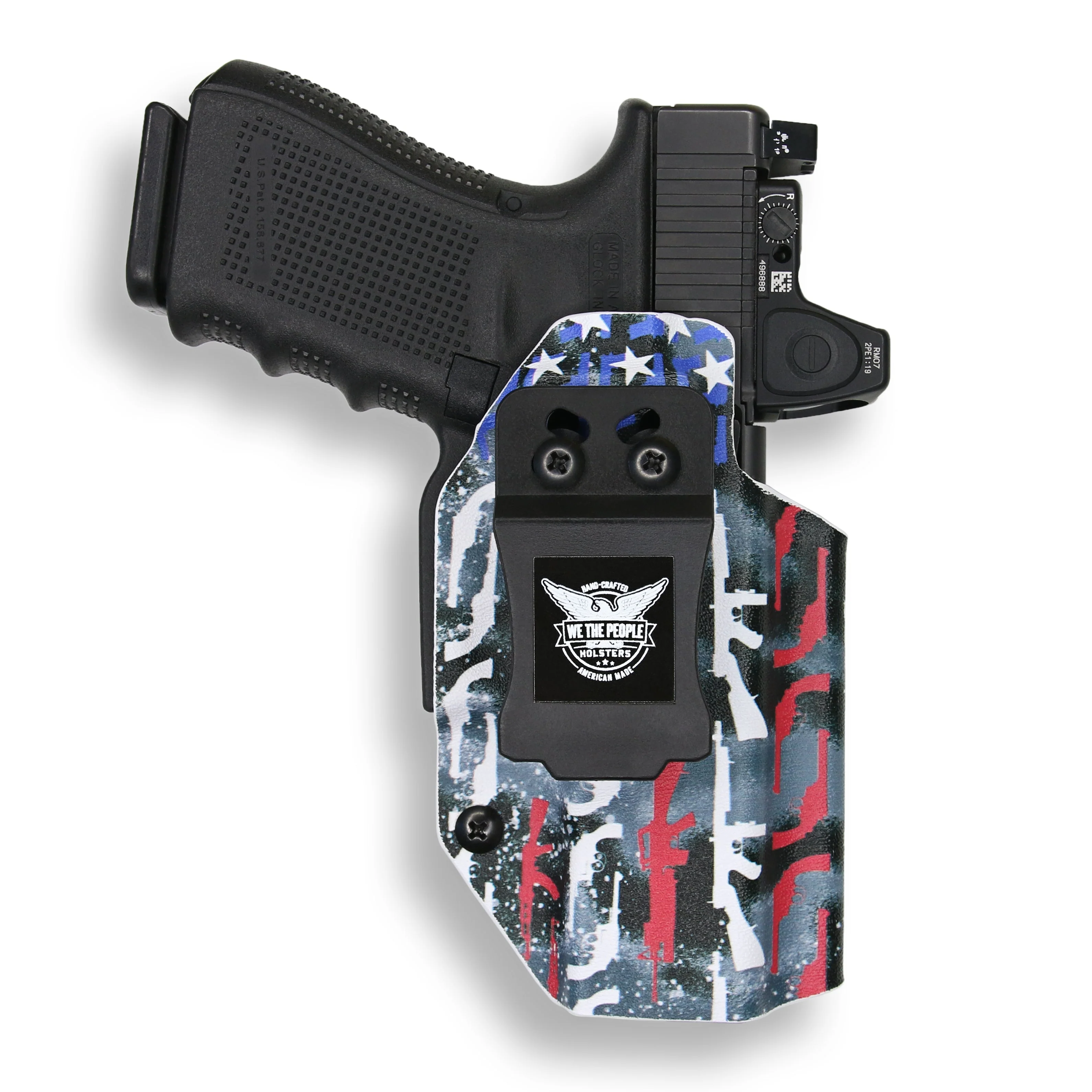 Colt 1911 4" 45ACP with Streamlight TLR-1/1S/HL Light Red Dot Optic Cut IWB Holster - Image 35