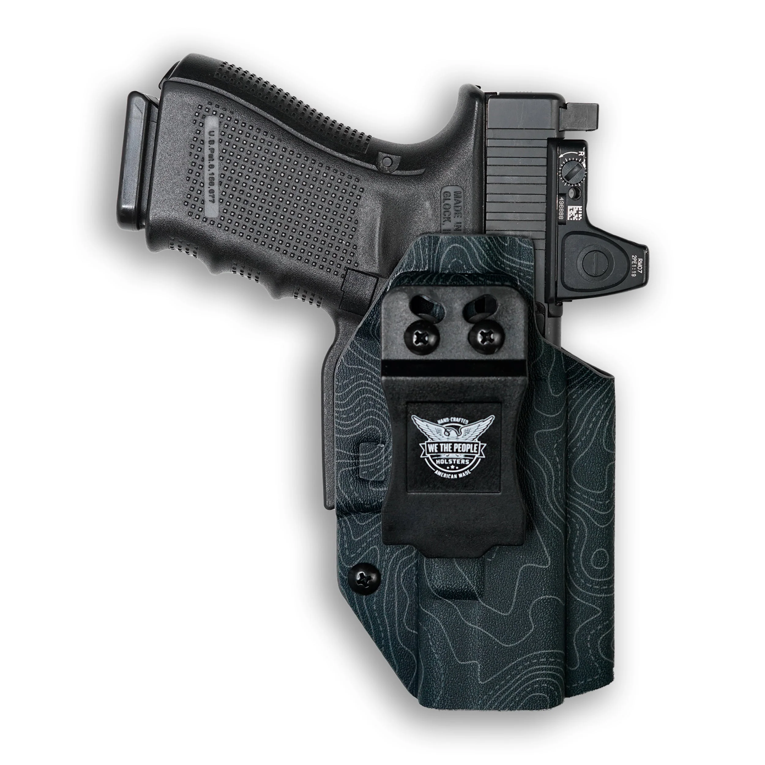Colt 1911 4" 45ACP with Streamlight TLR-1/1S/HL Light Red Dot Optic Cut IWB Holster - Image 47