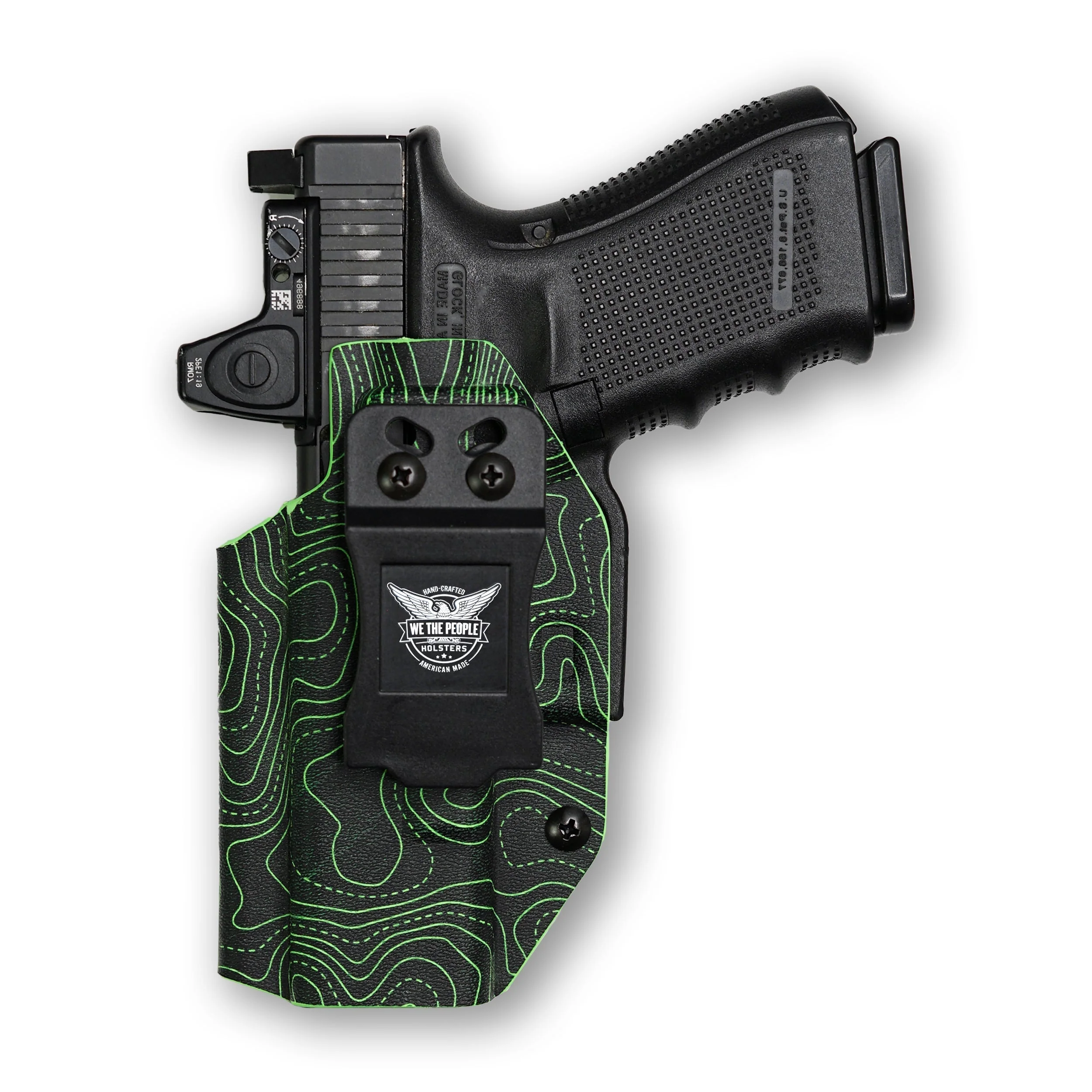 Colt 1911 4" 45ACP with Streamlight TLR-1/1S/HL Light Red Dot Optic Cut IWB Holster - Image 51