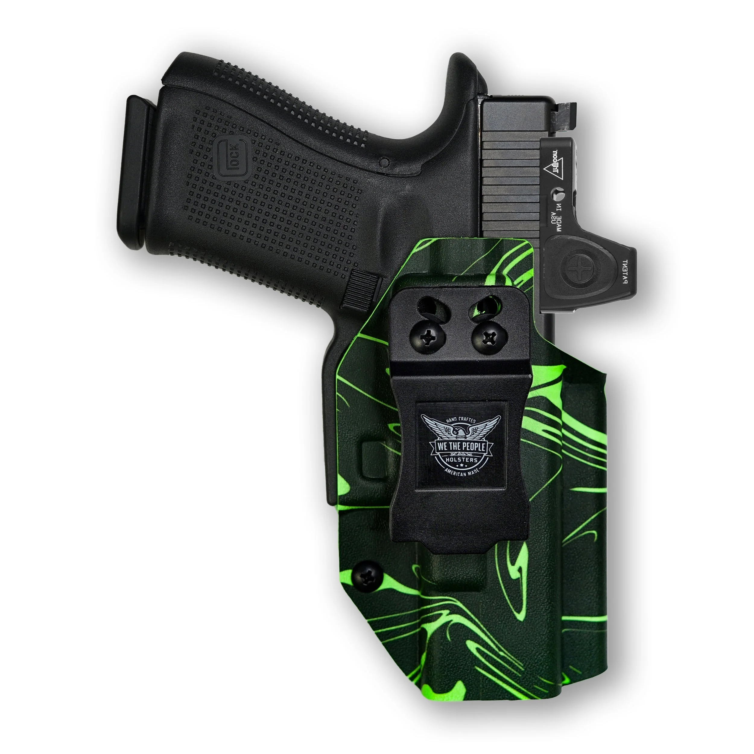 Colt 1911 4" 45ACP with Streamlight TLR-1/1S/HL Light Red Dot Optic Cut IWB Holster - Image 55