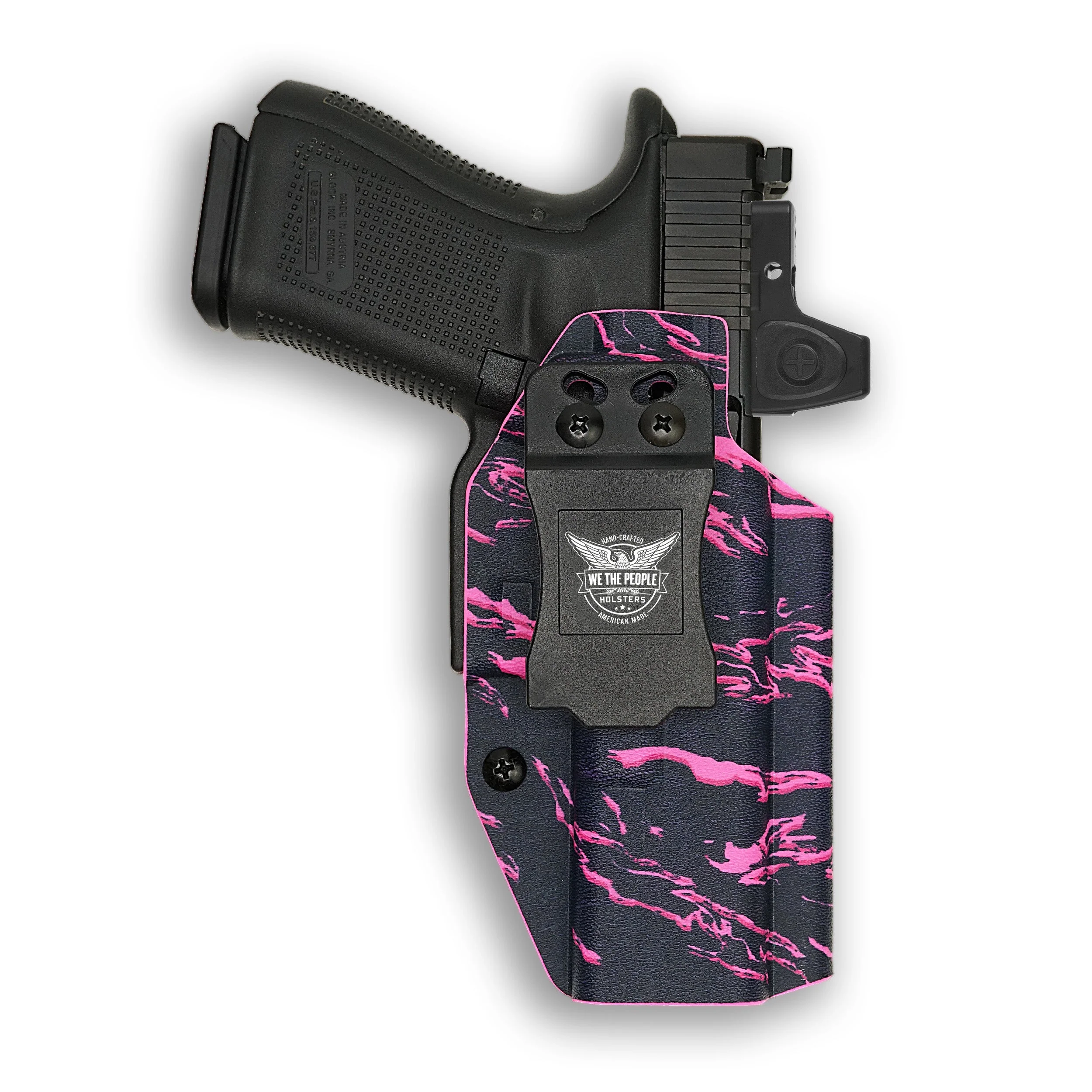 Colt 1911 4" 45ACP with Streamlight TLR-1/1S/HL Light Red Dot Optic Cut IWB Holster - Image 87