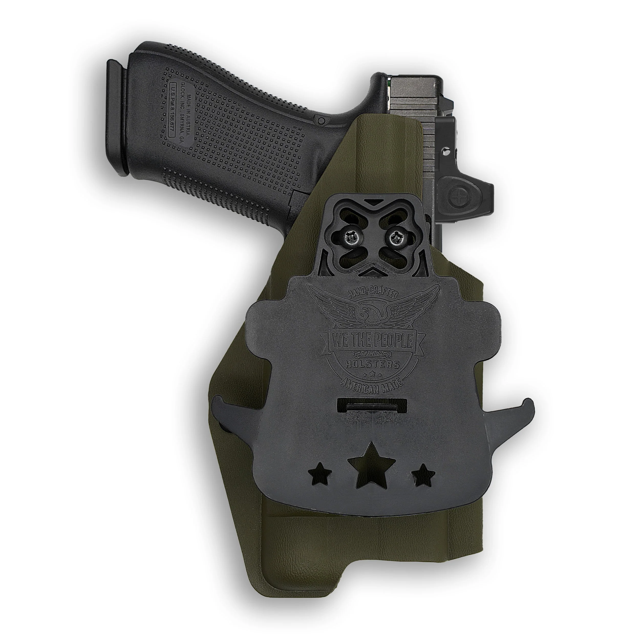 Colt 1911 4" 45ACP with Streamlight TLR-1/1S/HL Light Red Dot Optic Cut OWB Holster - Image 105