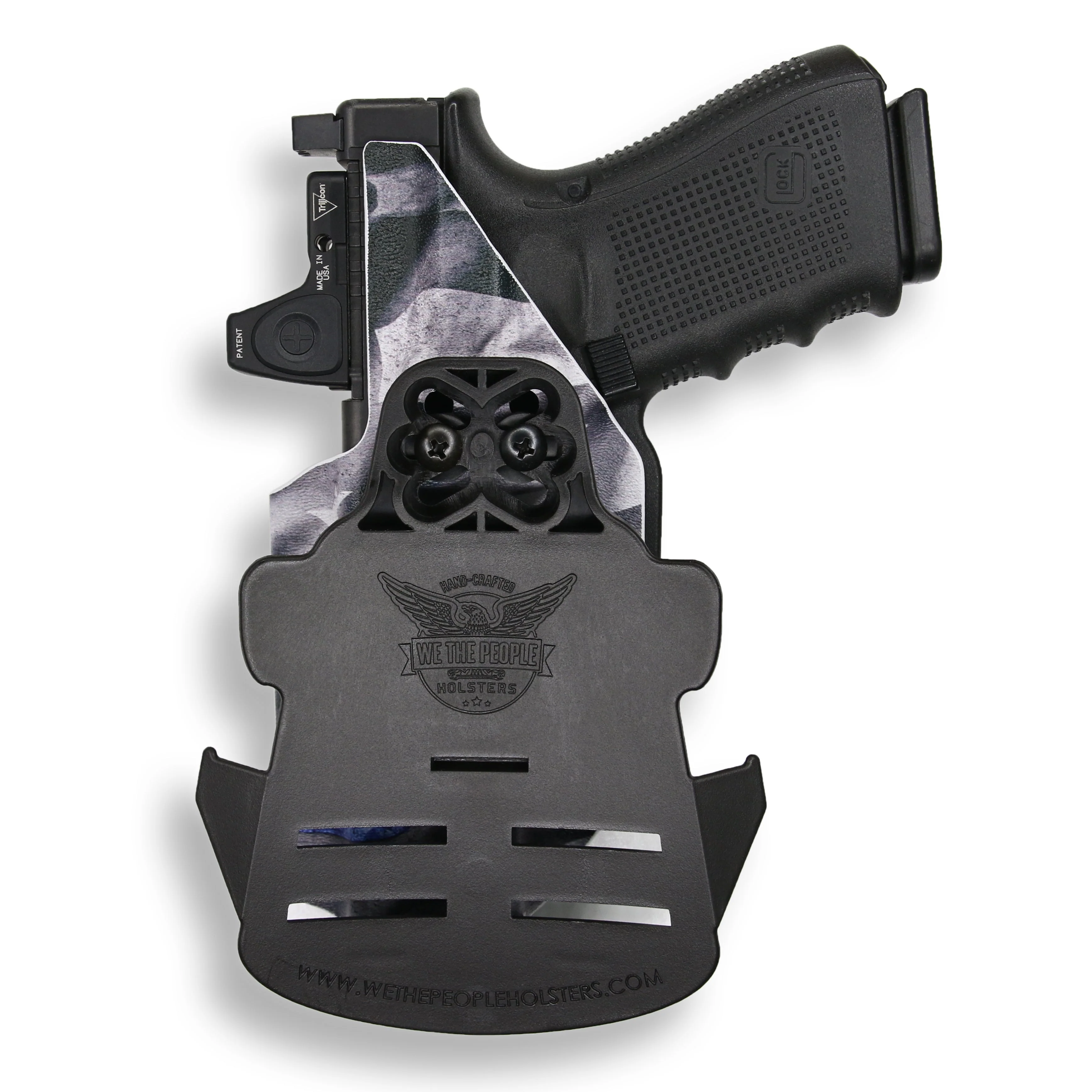 Colt 1911 4" 45ACP with Streamlight TLR-1/1S/HL Light Red Dot Optic Cut OWB Holster - Image 12