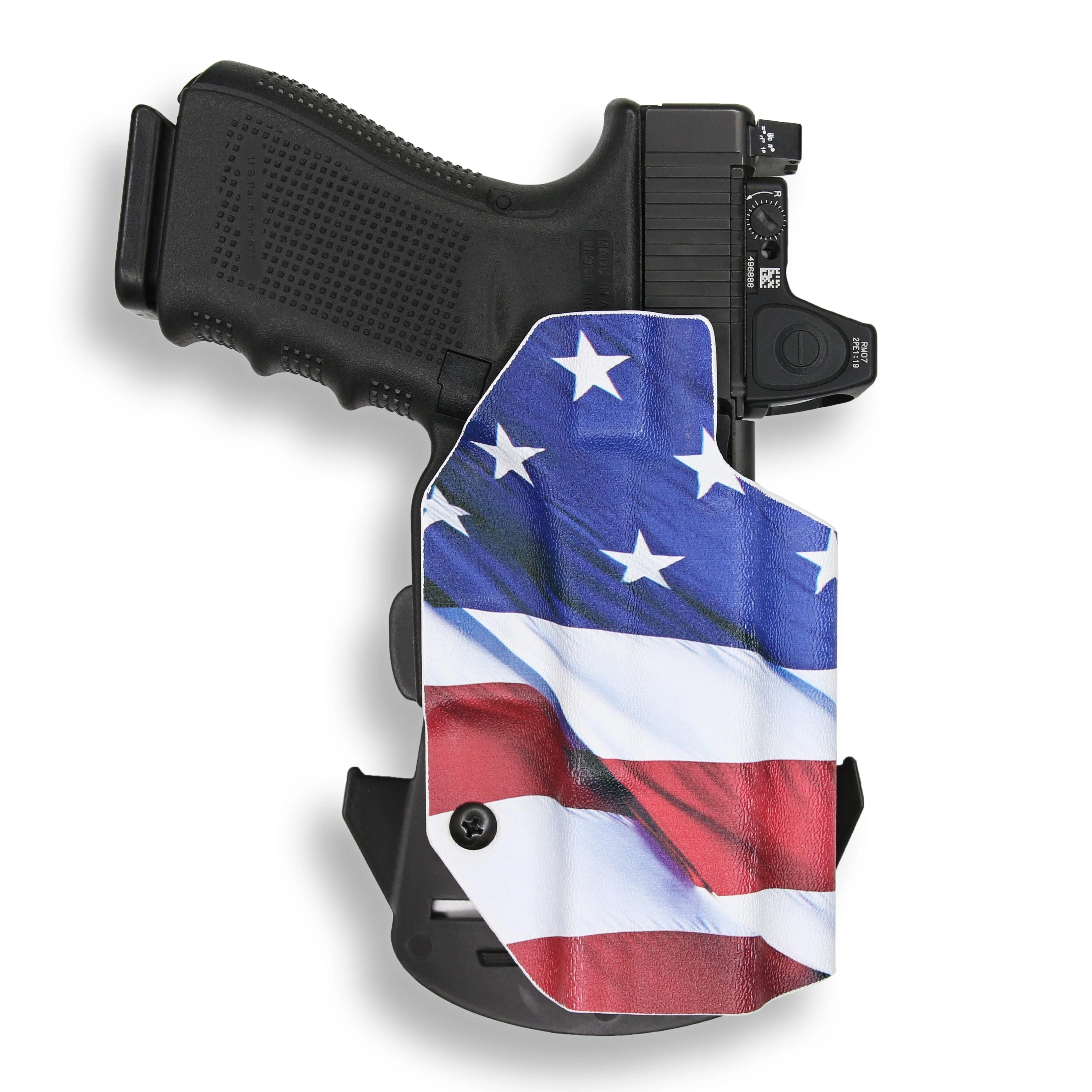 Colt 1911 4" 45ACP with Streamlight TLR-1/1S/HL Light Red Dot Optic Cut OWB Holster - Image 9