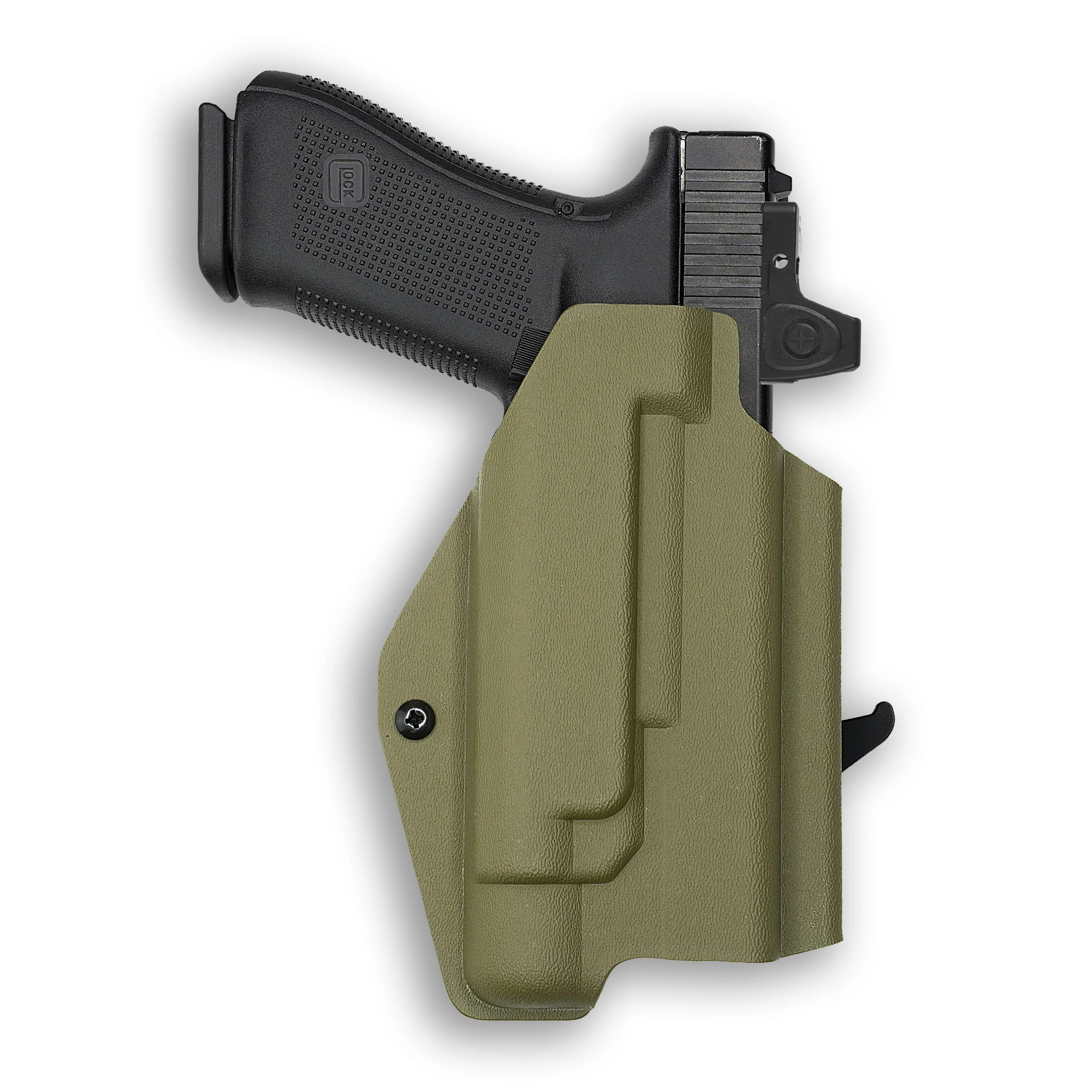 Colt 1911 4" 45ACP with Streamlight TLR-1/1S/HL Light Red Dot Optic Cut OWB Holster - Image 98