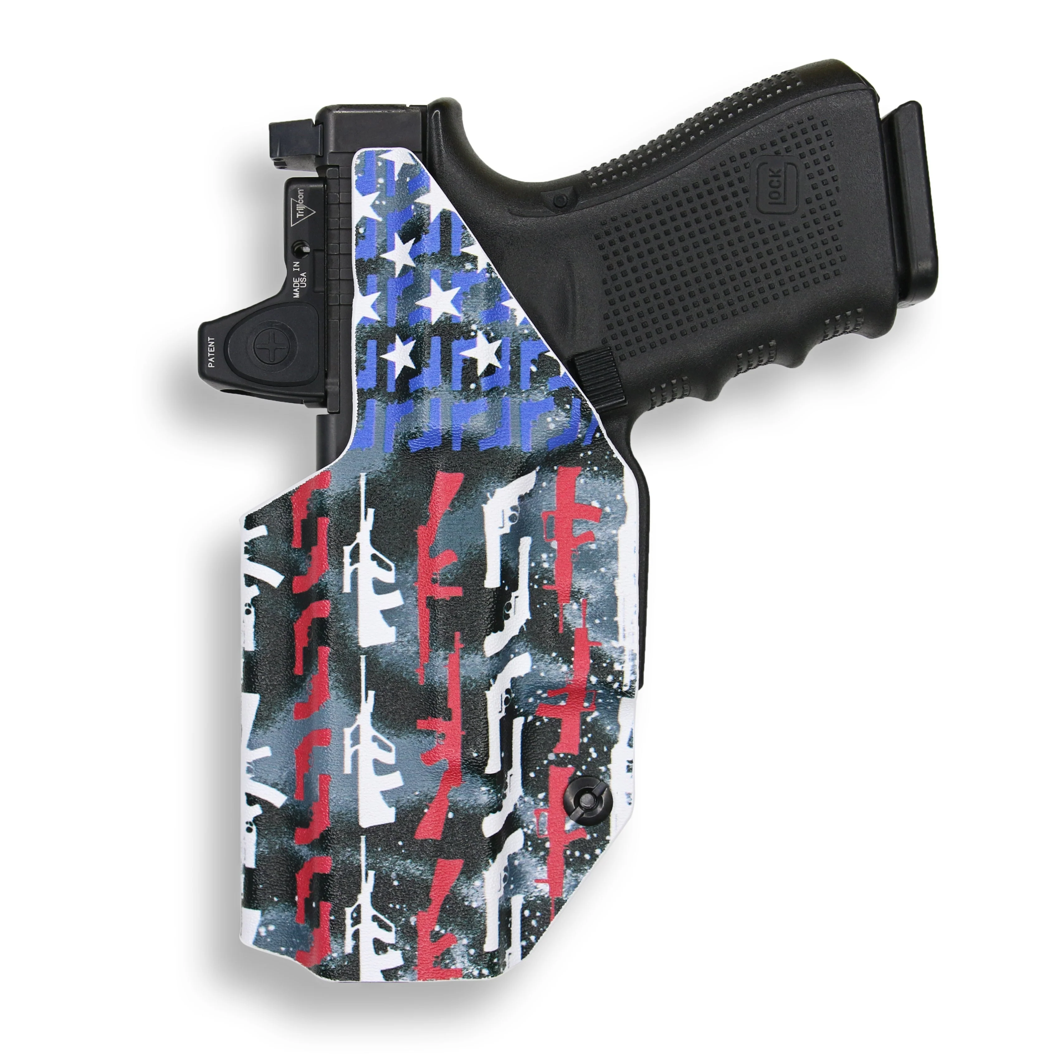 Colt 1911 5" 45ACP with Streamlight TLR-1/1S/HL Light Red Dot Optic Cut IWB Holster - Image 36