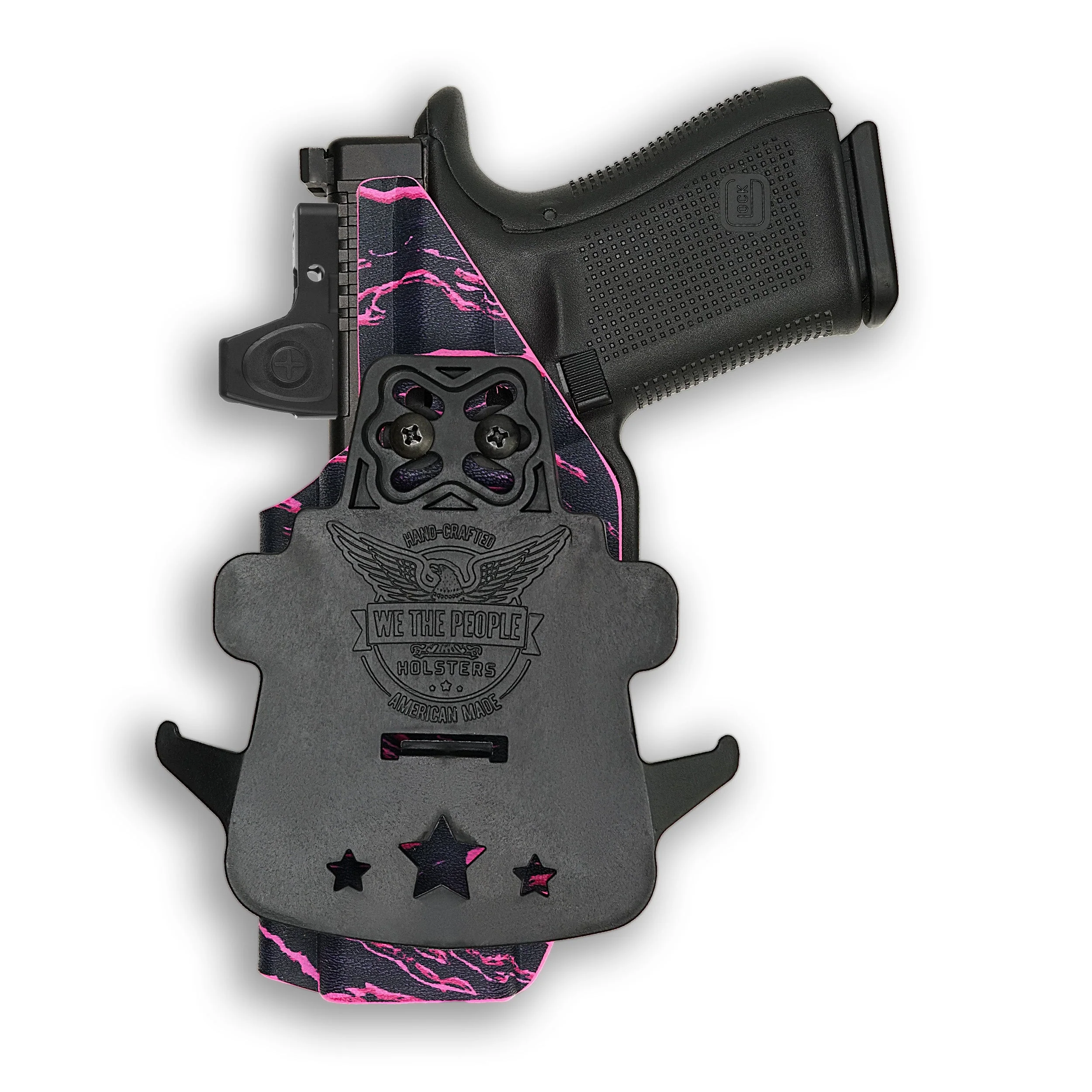 Colt 1911 5" 45ACP with Surefire X300U-A Light Red Dot Optic Cut OWB Holster - Image 88