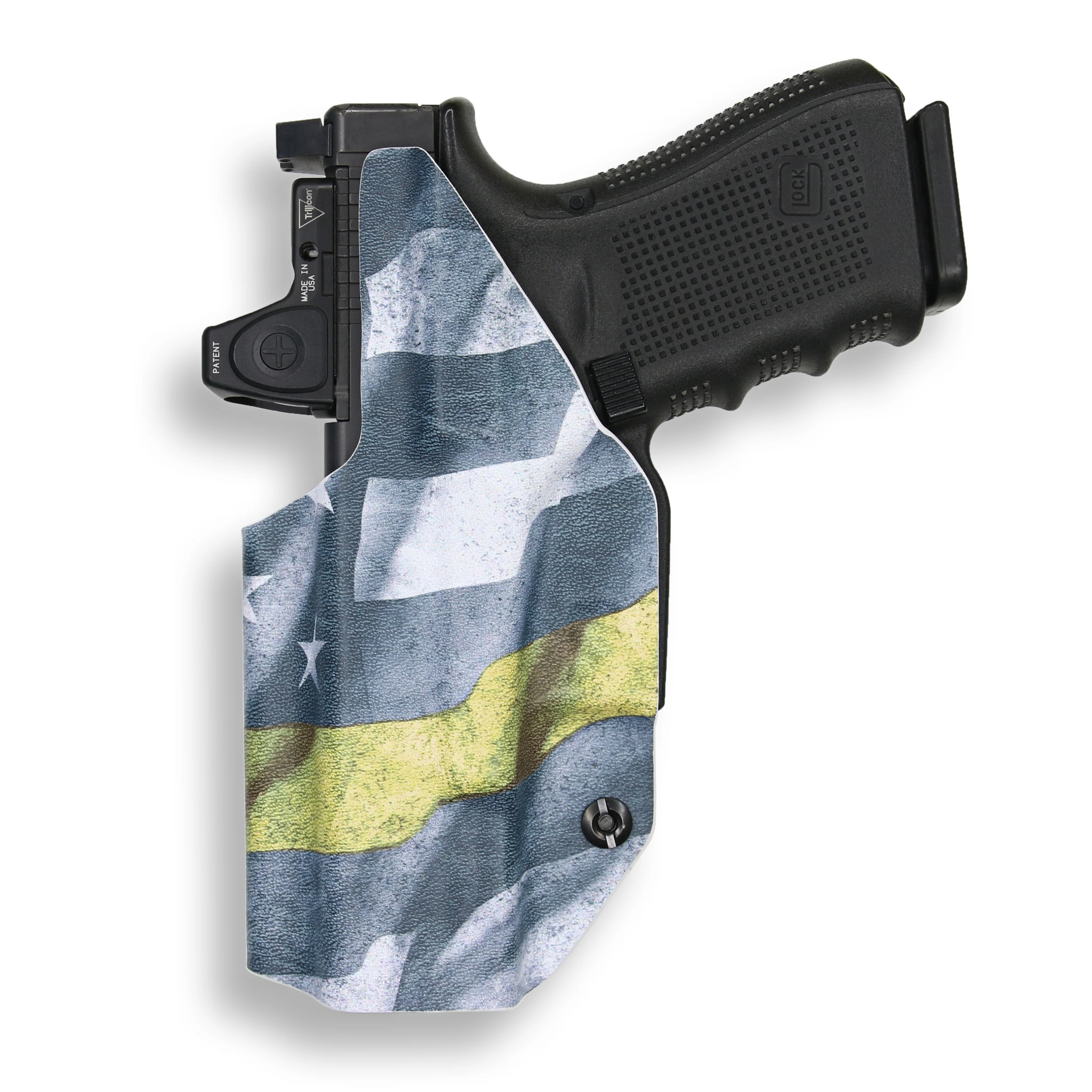 Glock 22 Gen 1-4 MOS with Streamlight TLR-7/7A/7X Light Red Dot Optic Cut IWB Holster - Image 18
