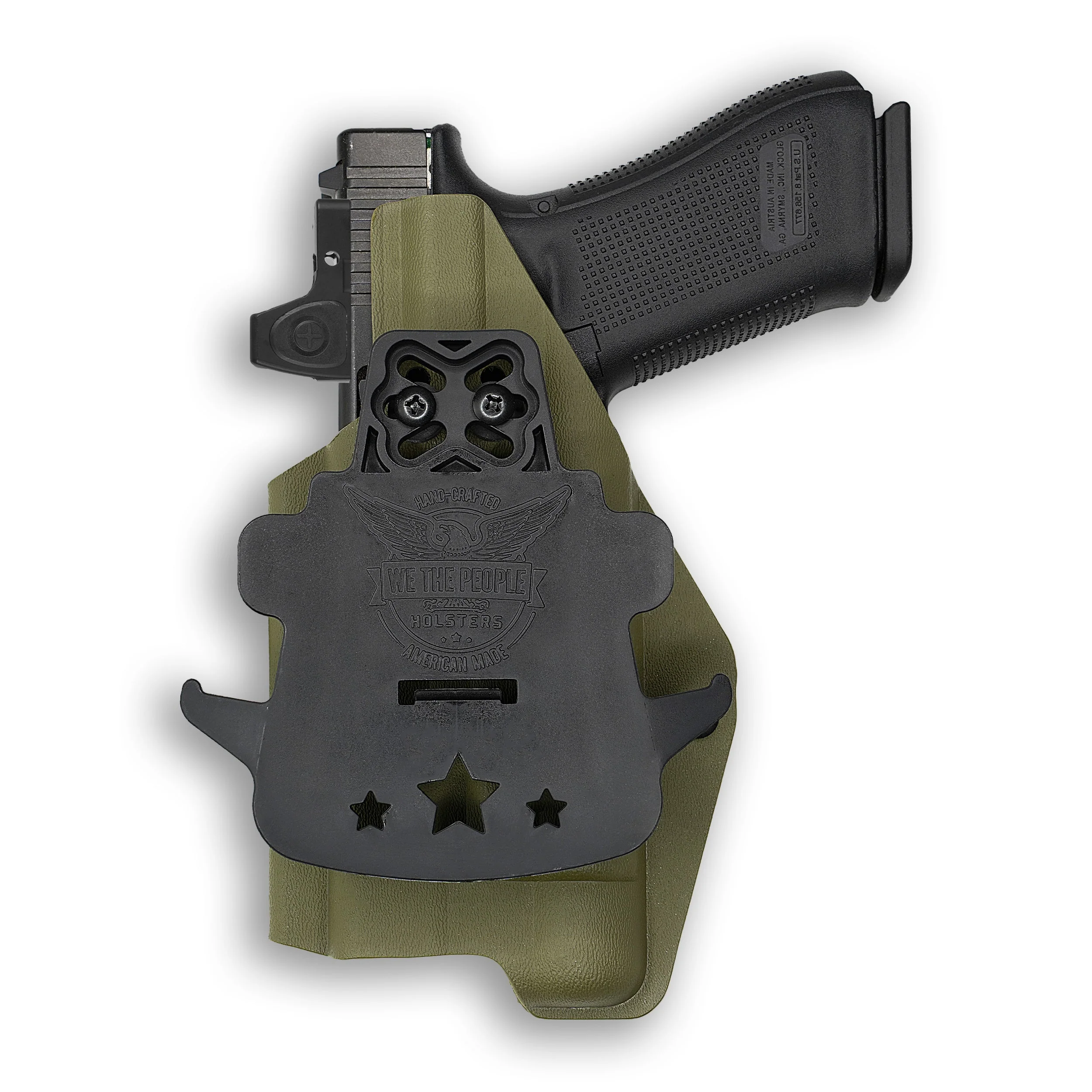 Glock 22 Gen 1-4 MOS with Streamlight TLR-7/7A/7X Light Red Dot Optic Cut OWB Holster - Image 100