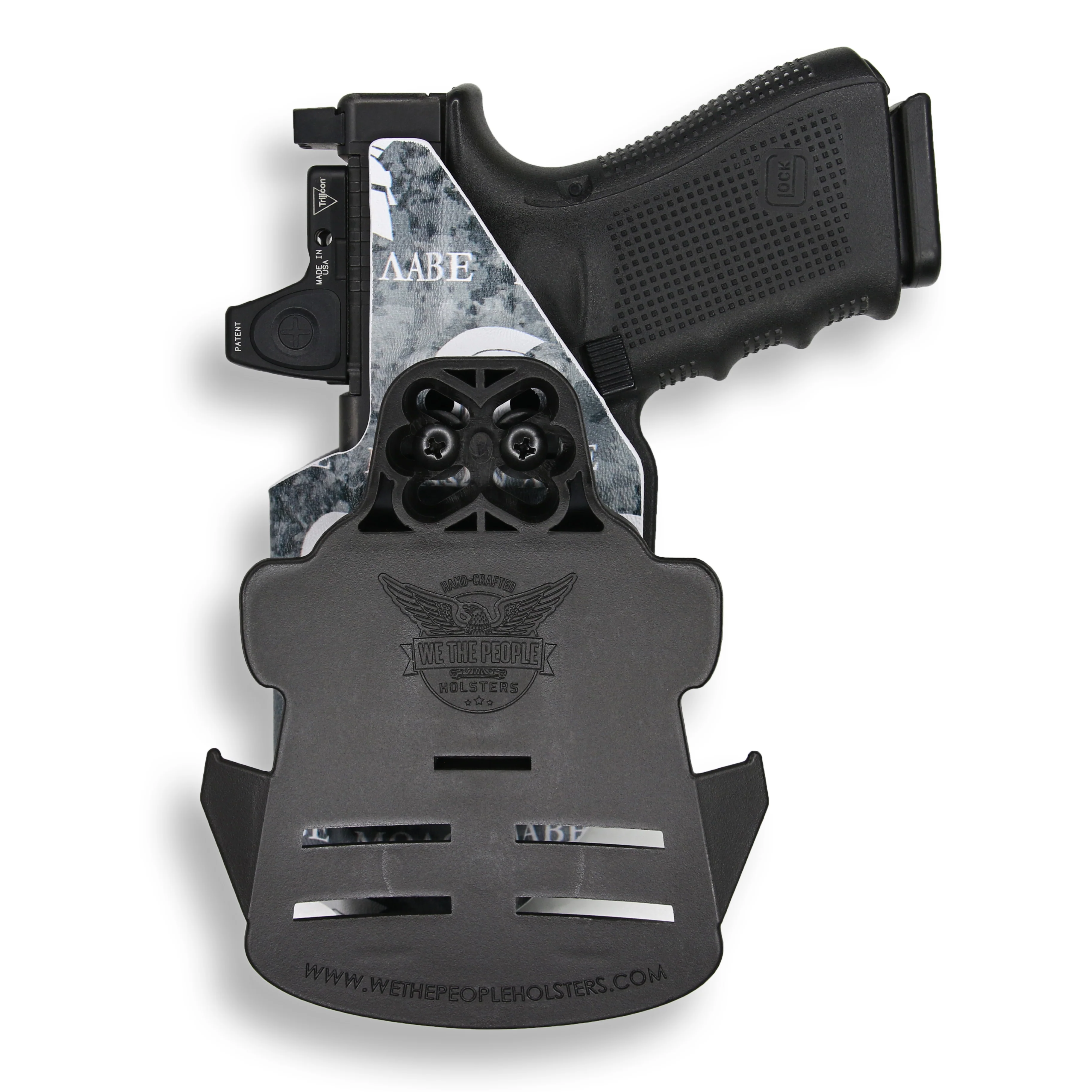 Glock 22 Gen 1-4 MOS with Streamlight TLR-7/7A/7X Light Red Dot Optic Cut OWB Holster - Image 28