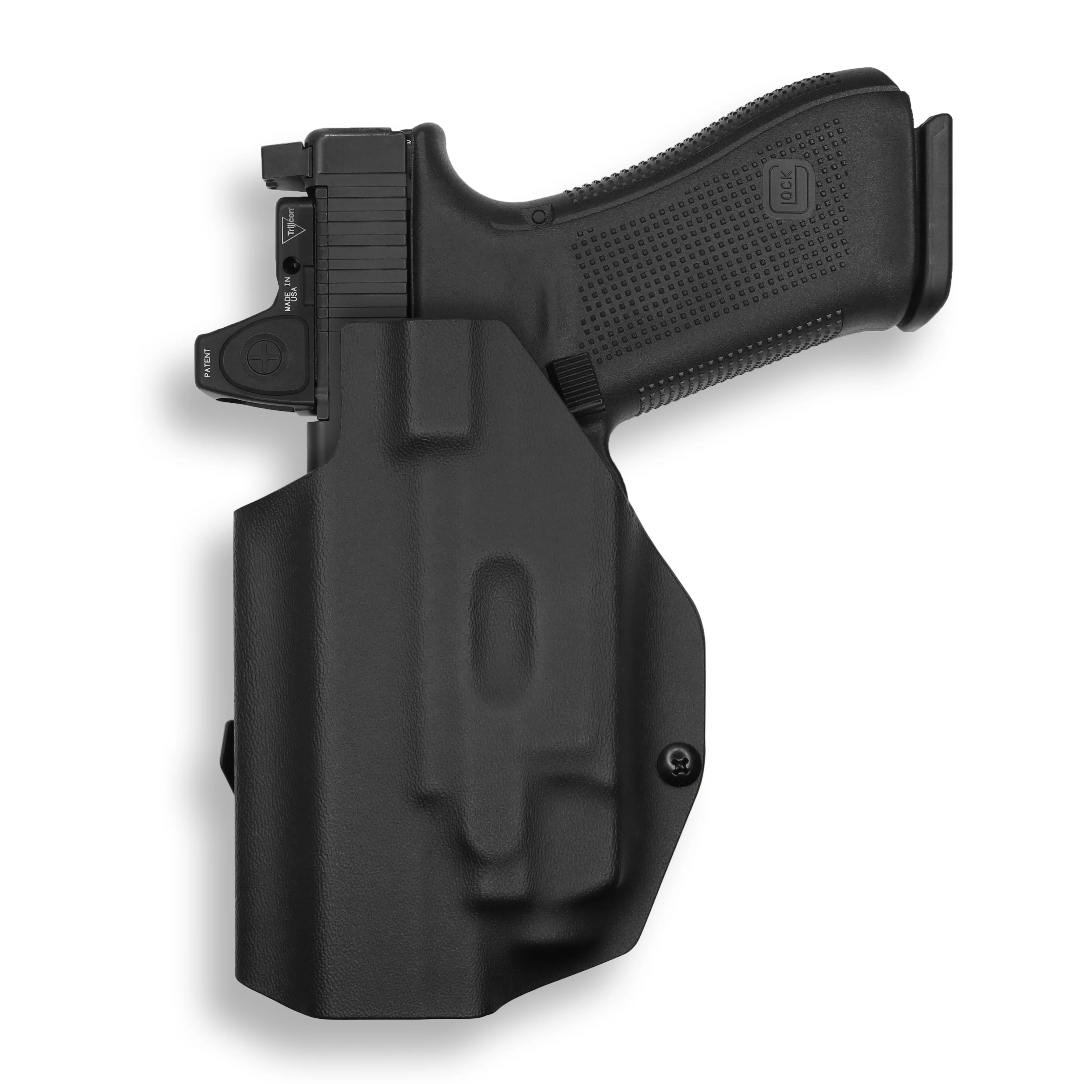 Glock 22 Gen 1-4 MOS with Streamlight TLR-7/7A/7X Light Red Dot Optic Cut OWB Holster - Image 3
