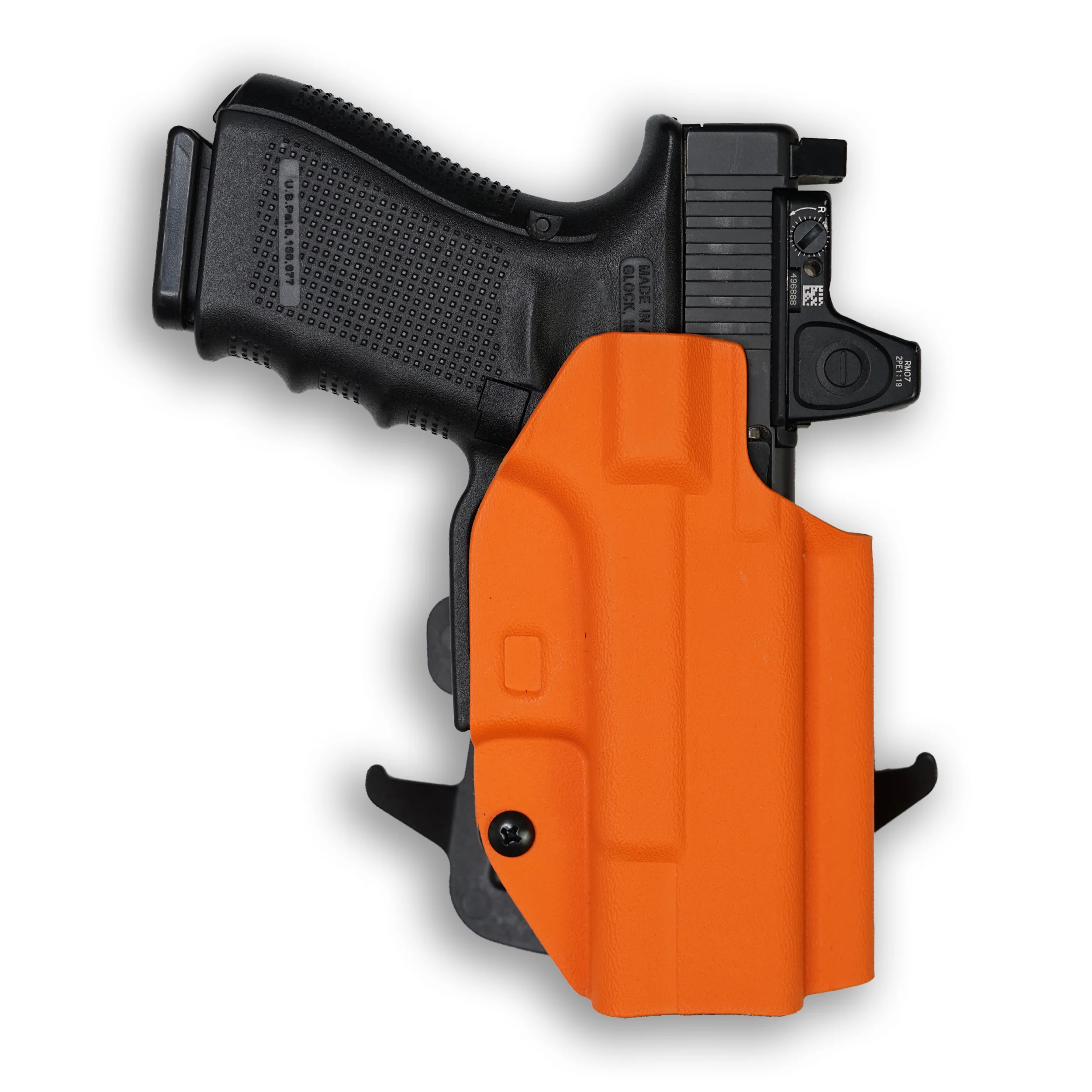 Glock 22 Gen 1-4 MOS with Streamlight TLR-7/7A/7X Light Red Dot Optic Cut OWB Holster - Image 43