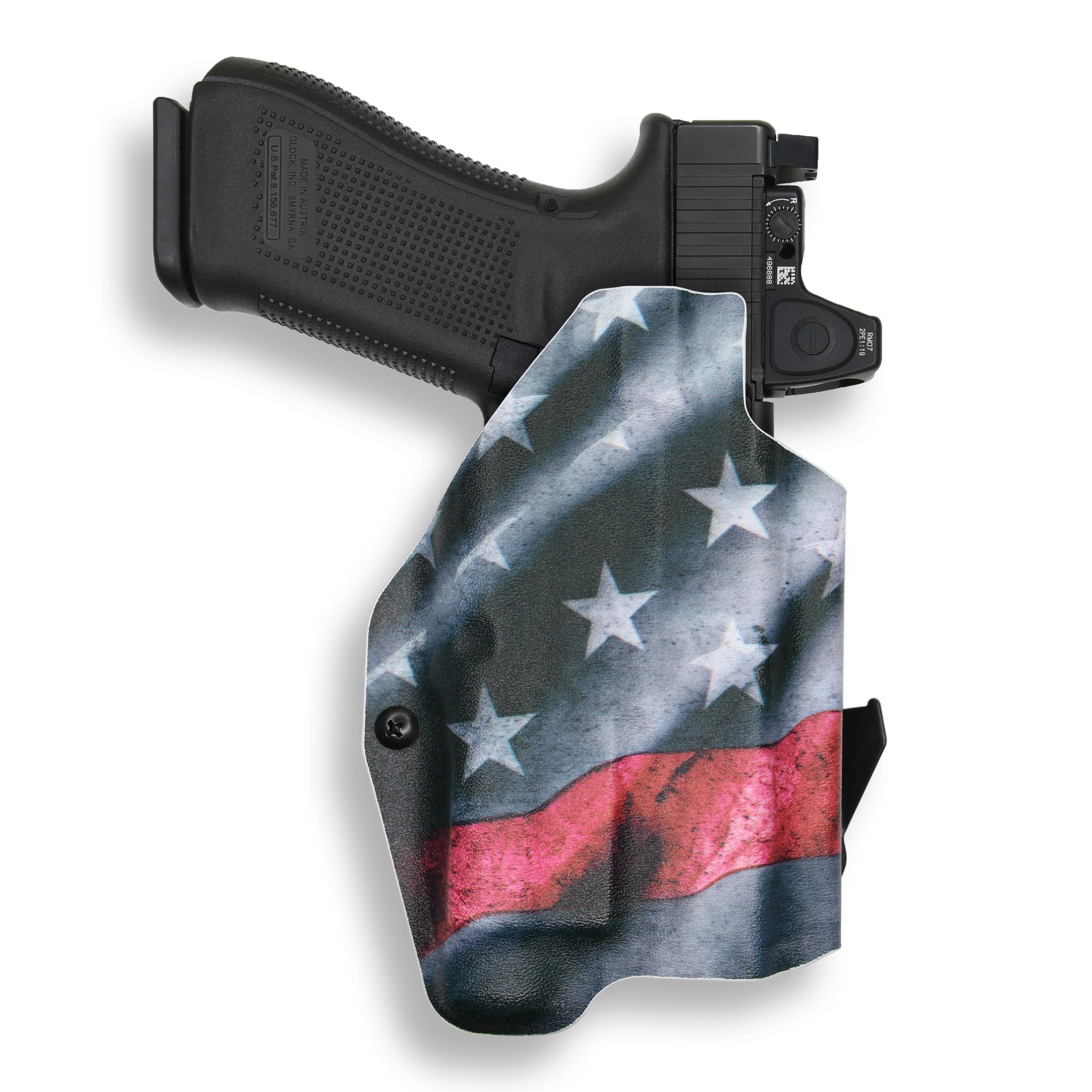 Glock 22 Gen 5 MOS with Streamlight TLR-1/1S/HL Light Red Dot Optic Cut OWB Holster - Image 15