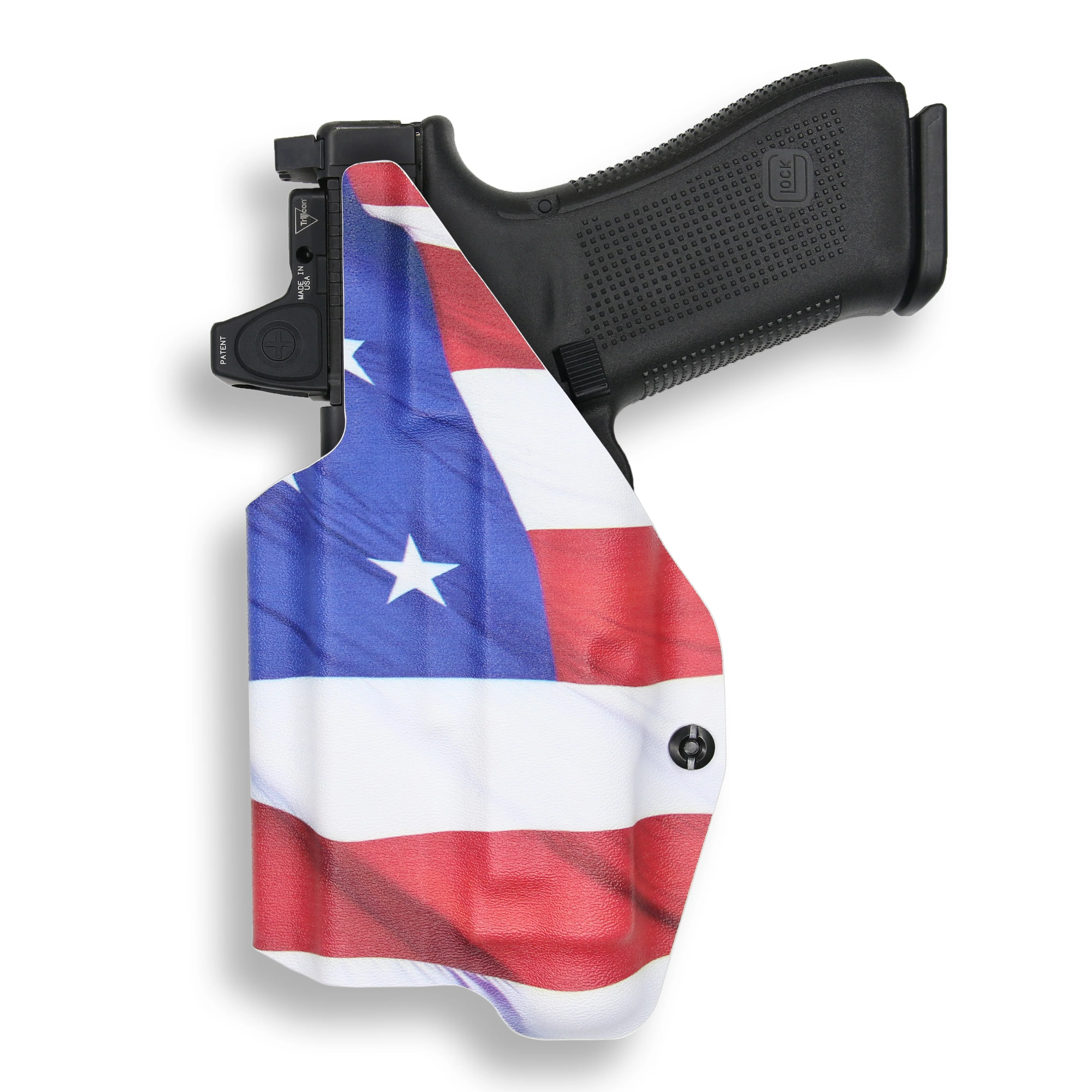Glock 31 MOS with Streamlight TLR-1/1S/HL Light Red Dot Optic Cut IWB Holster - Image 10
