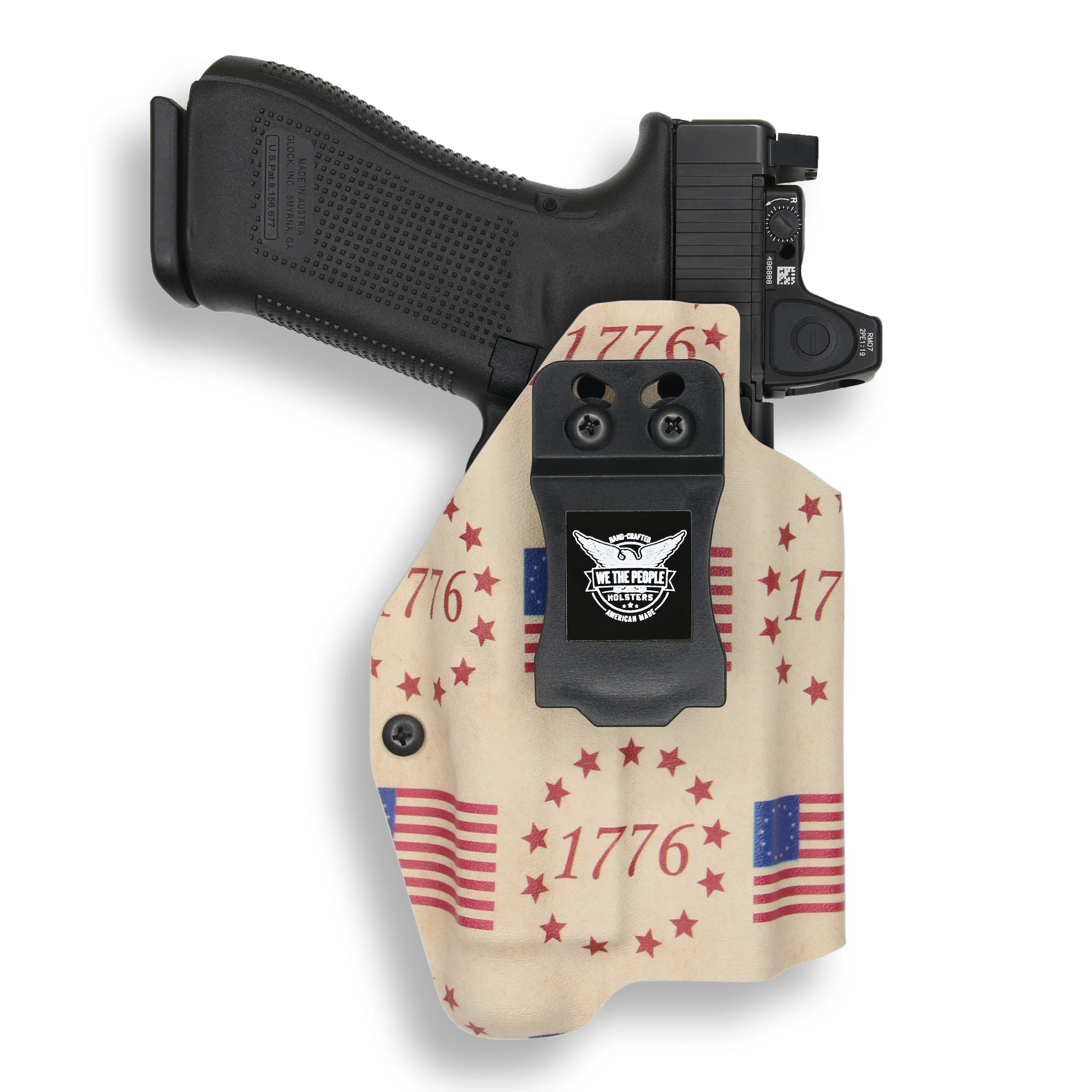 Glock 31 MOS with Streamlight TLR-1/1S/HL Light Red Dot Optic Cut IWB Holster - Image 32