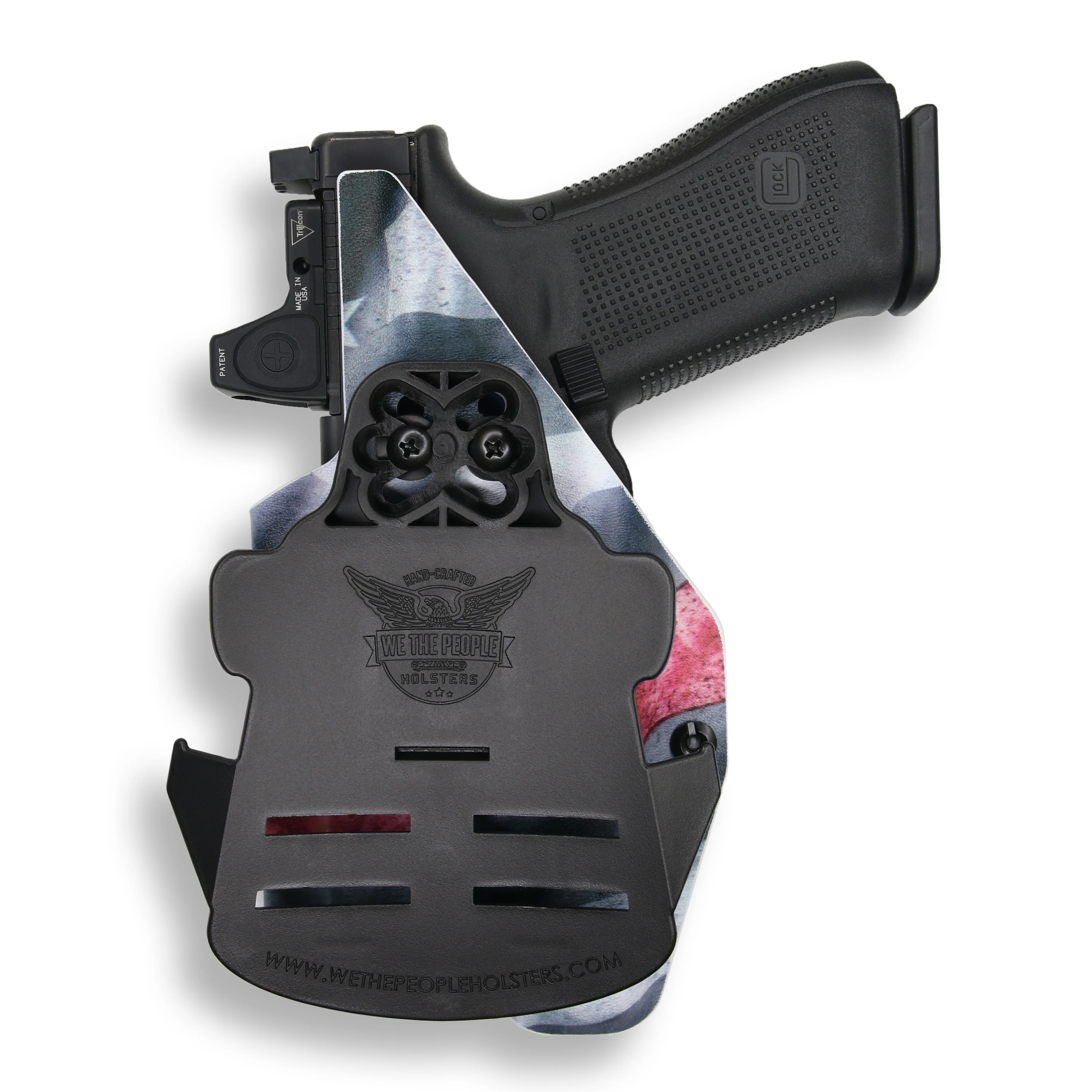 Glock 31 MOS with Streamlight TLR-1/1S/HL Light Red Dot Optic Cut OWB Holster - Image 16