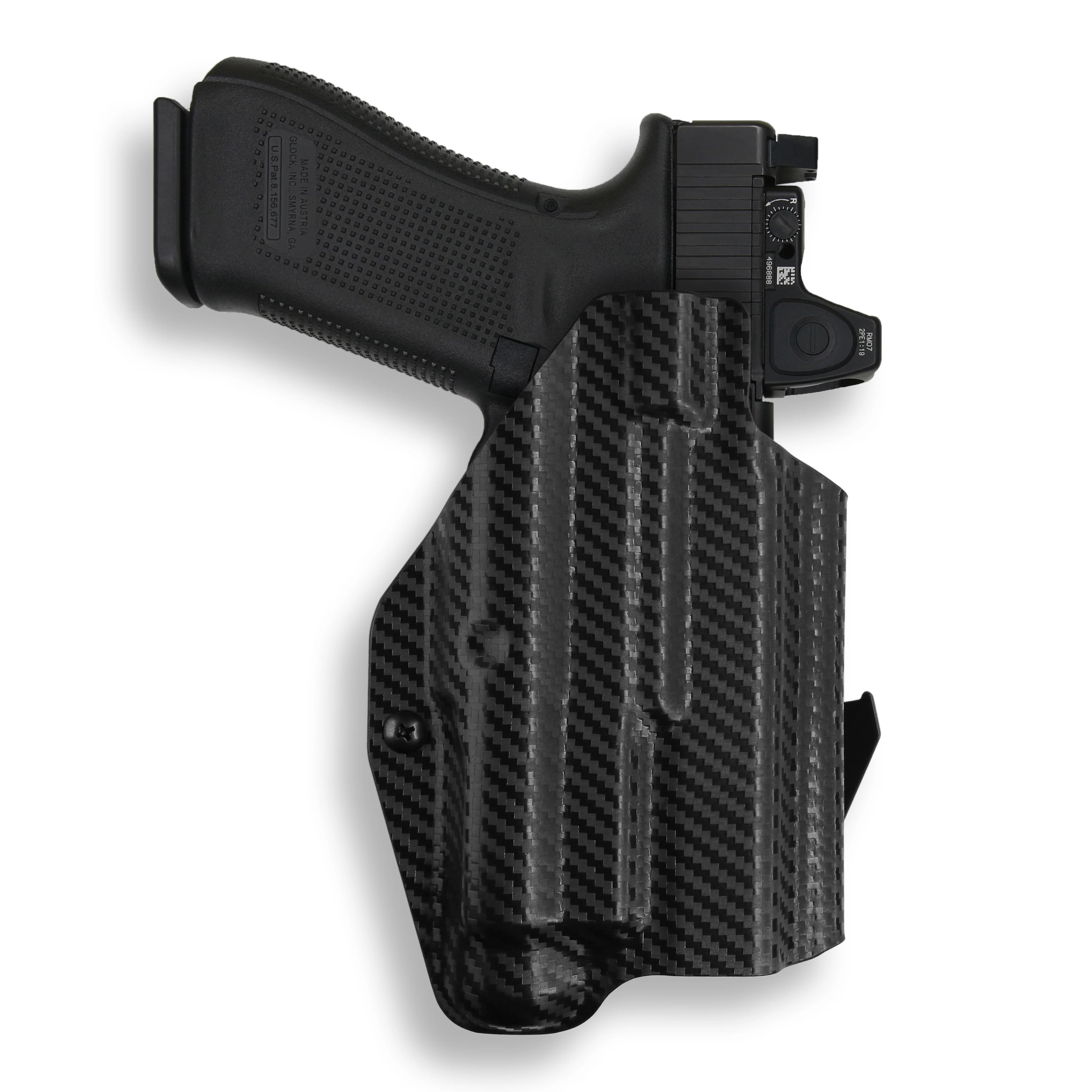 Glock 31 MOS with Streamlight TLR-1/1S/HL Light Red Dot Optic Cut OWB Holster - Image 5