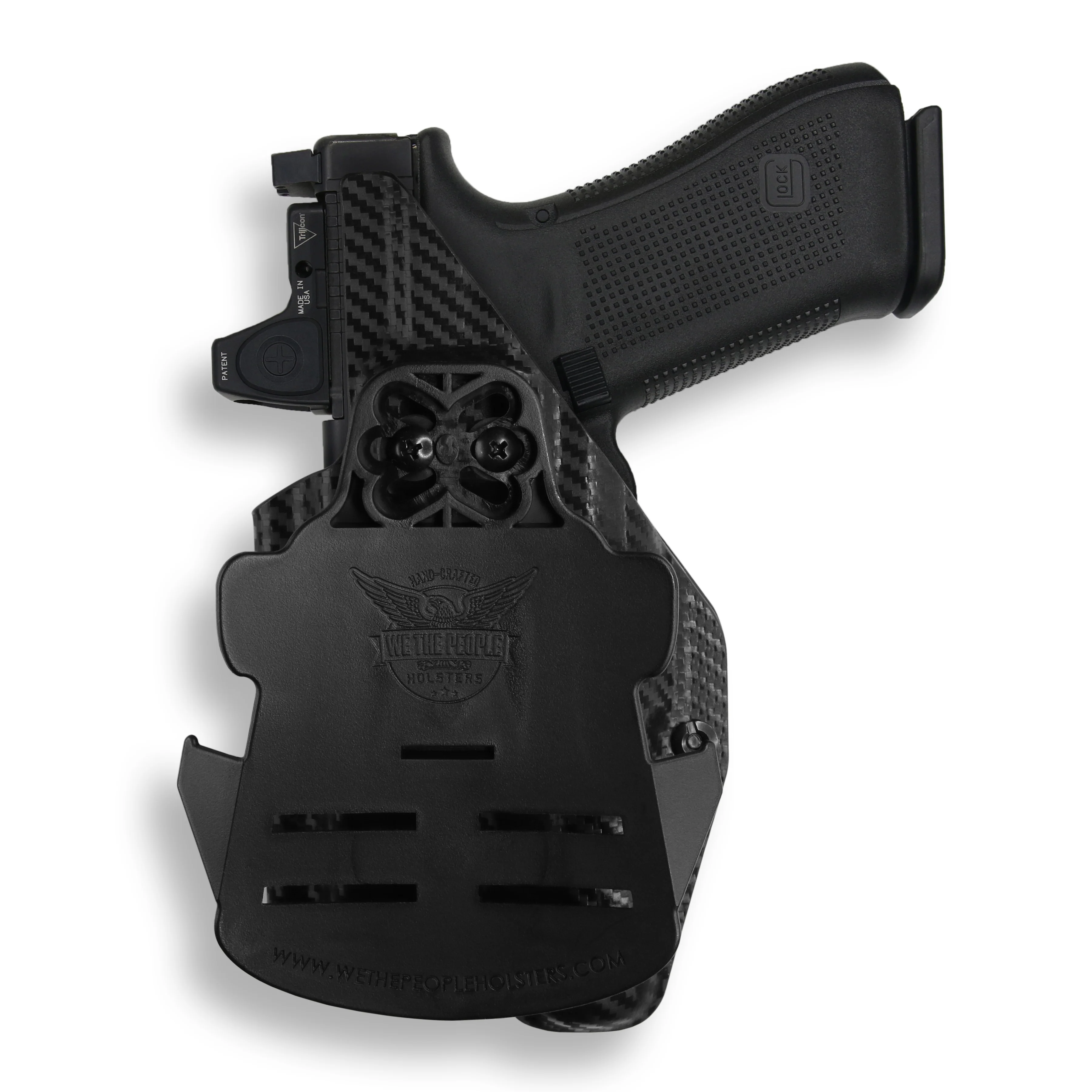 Glock 31 MOS with Streamlight TLR-1/1S/HL Light Red Dot Optic Cut OWB Holster - Image 6