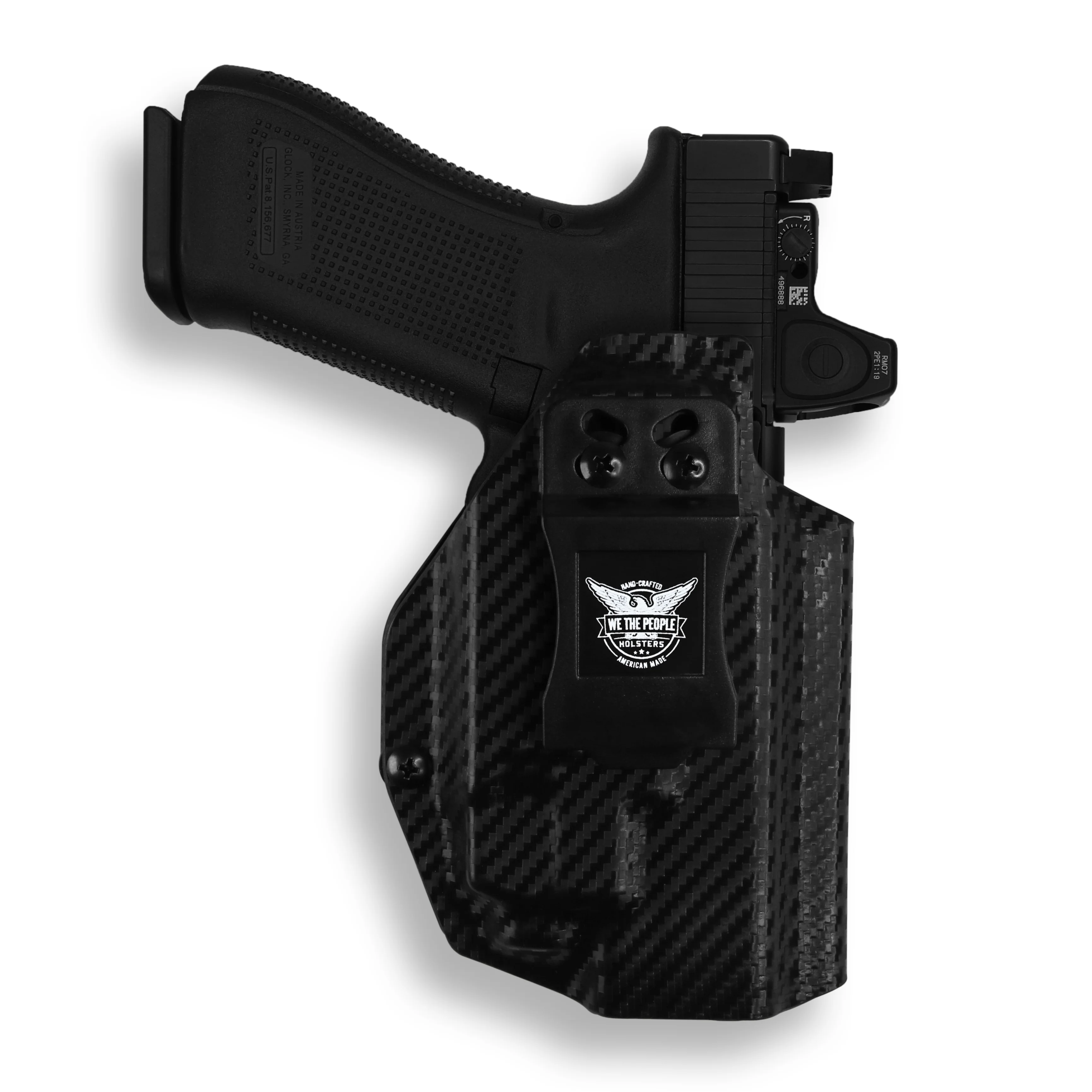 Glock 31 MOS with Streamlight TLR-7/7A/7X Light Red Dot Optic Cut IWB Holster - Image 7
