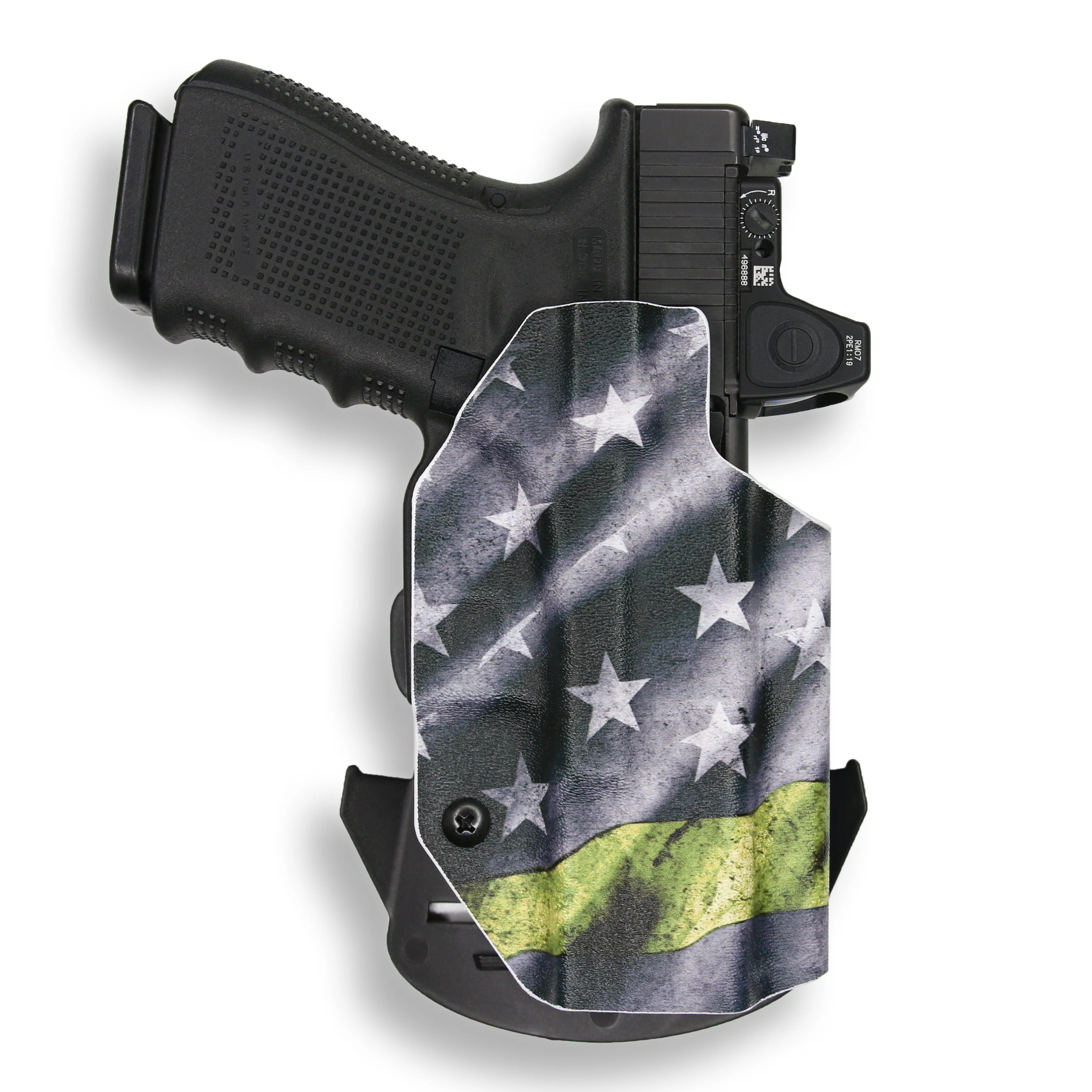 Glock 31 MOS with Streamlight TLR-7/7A/7X Light Red Dot Optic Cut OWB Holster - Image 17