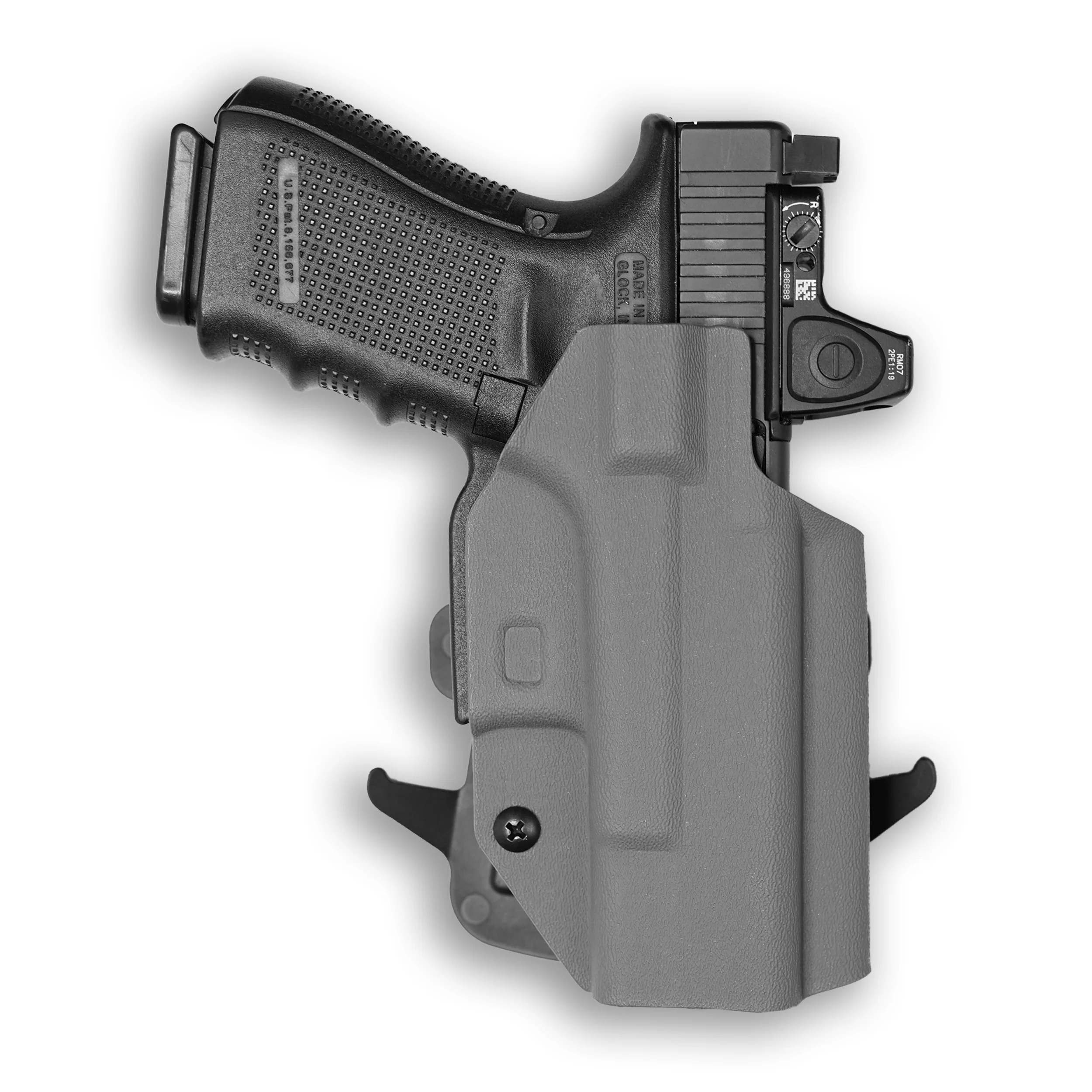 Glock 31 MOS with Streamlight TLR-7/7A/7X Light Red Dot Optic Cut OWB Holster - Image 42