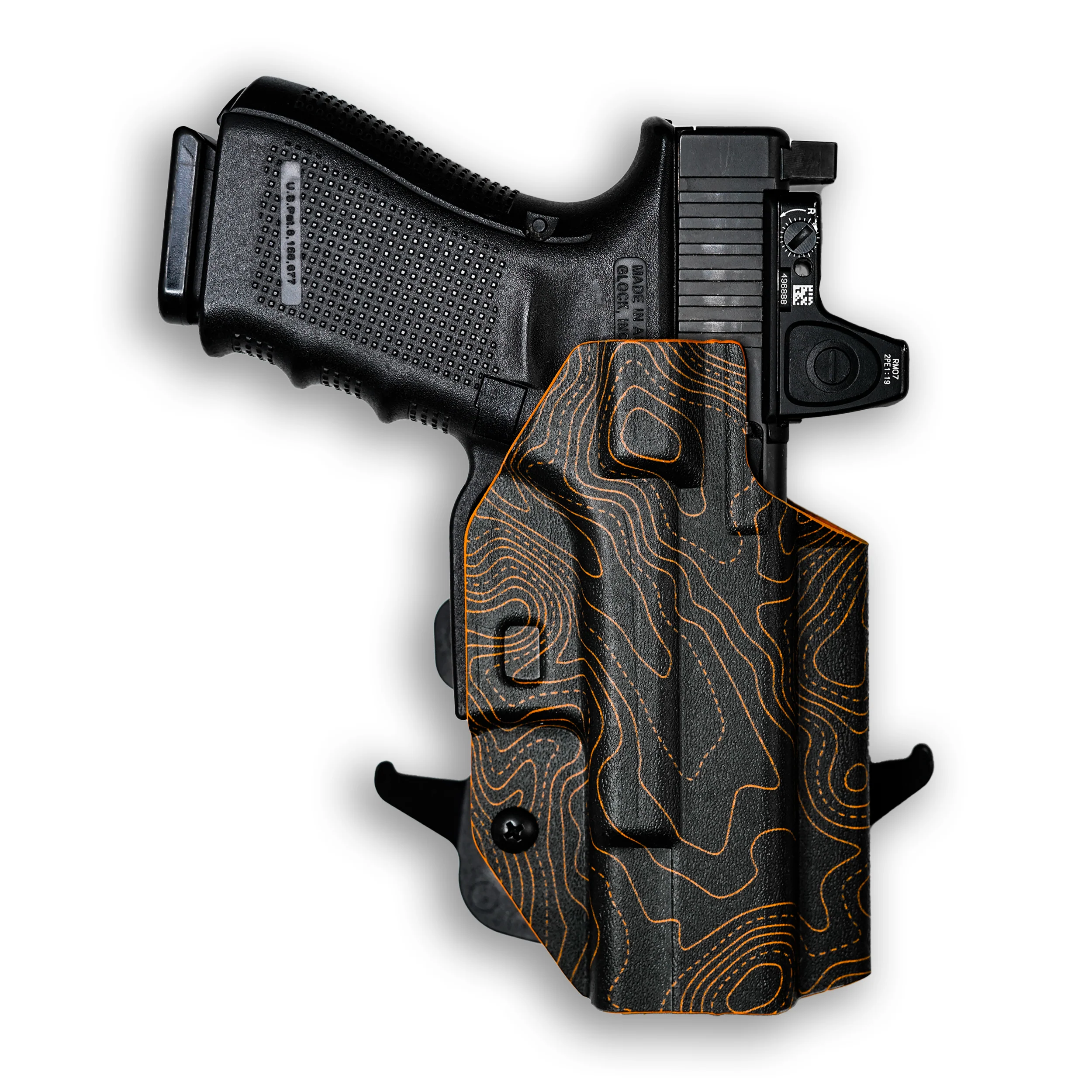 Glock 31 MOS with Streamlight TLR-7/7A/7X Light Red Dot Optic Cut OWB Holster - Image 46