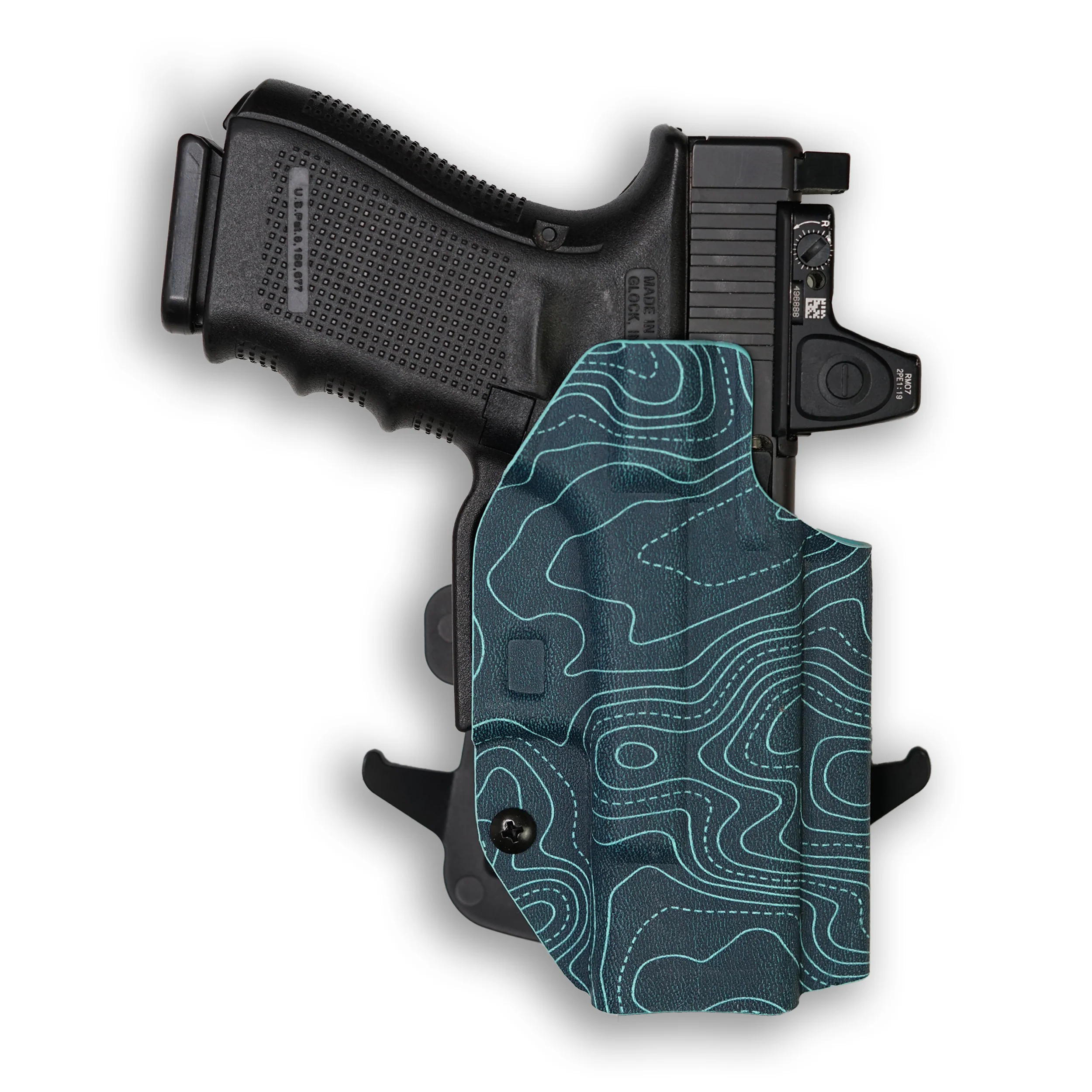 Glock 31 MOS with Streamlight TLR-7/7A/7X Light Red Dot Optic Cut OWB Holster - Image 48