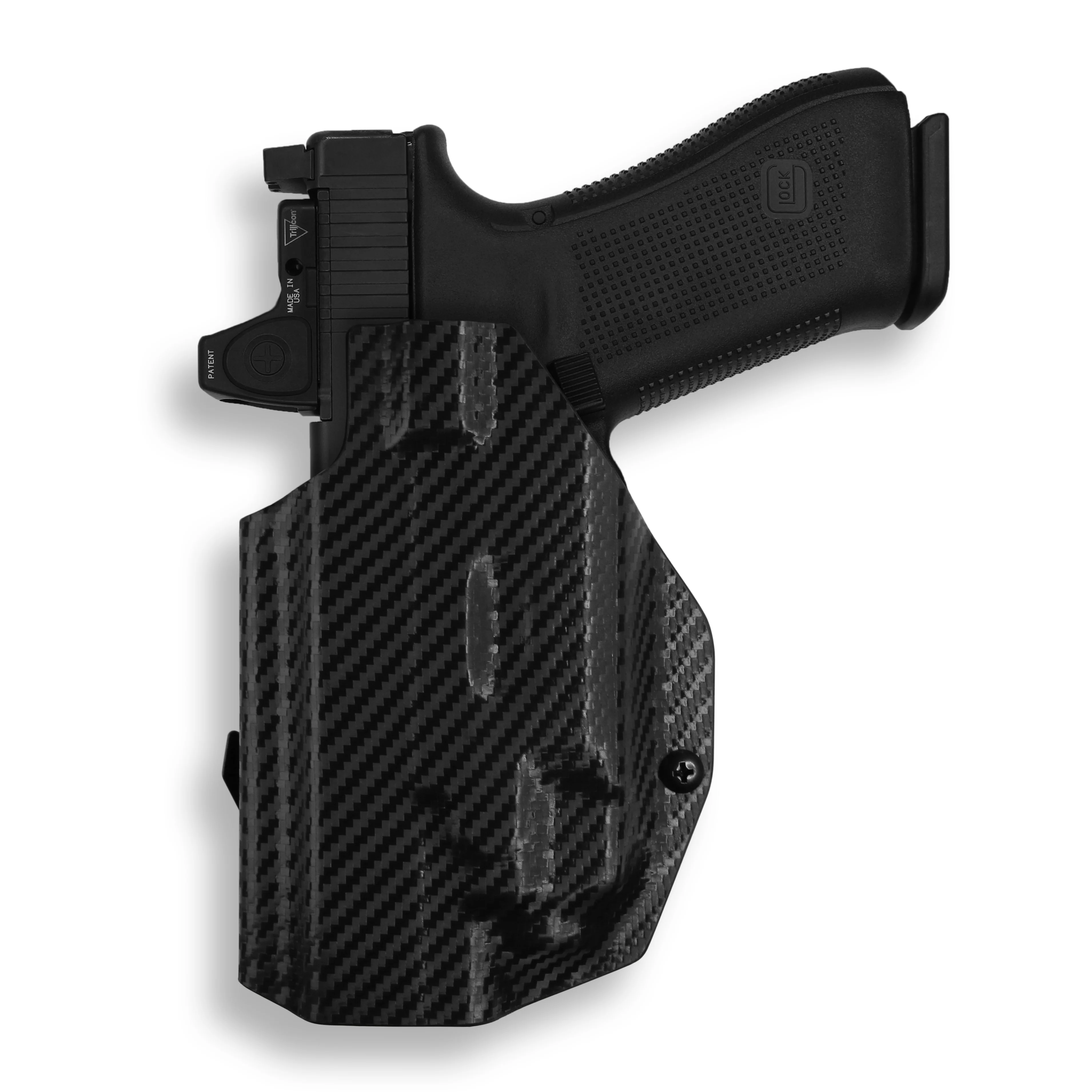 Glock 31 MOS with Streamlight TLR-7/7A/7X Light Red Dot Optic Cut OWB Holster - Image 5