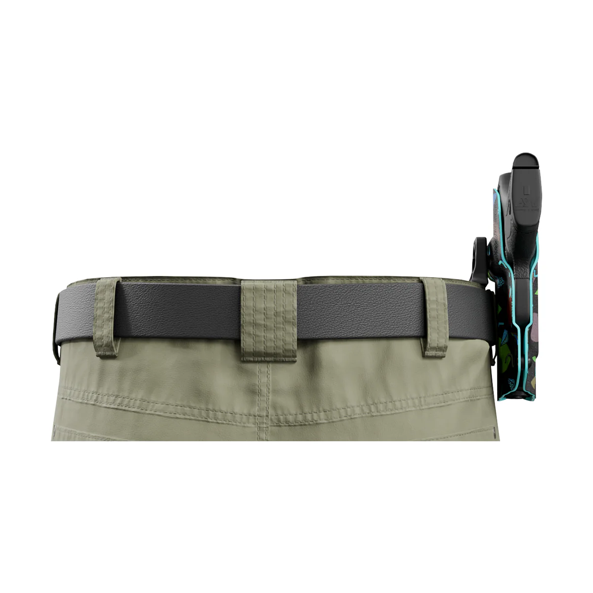 I Love the 90's Custom Printed Holster - OWB Kydex Holster - Image 8
