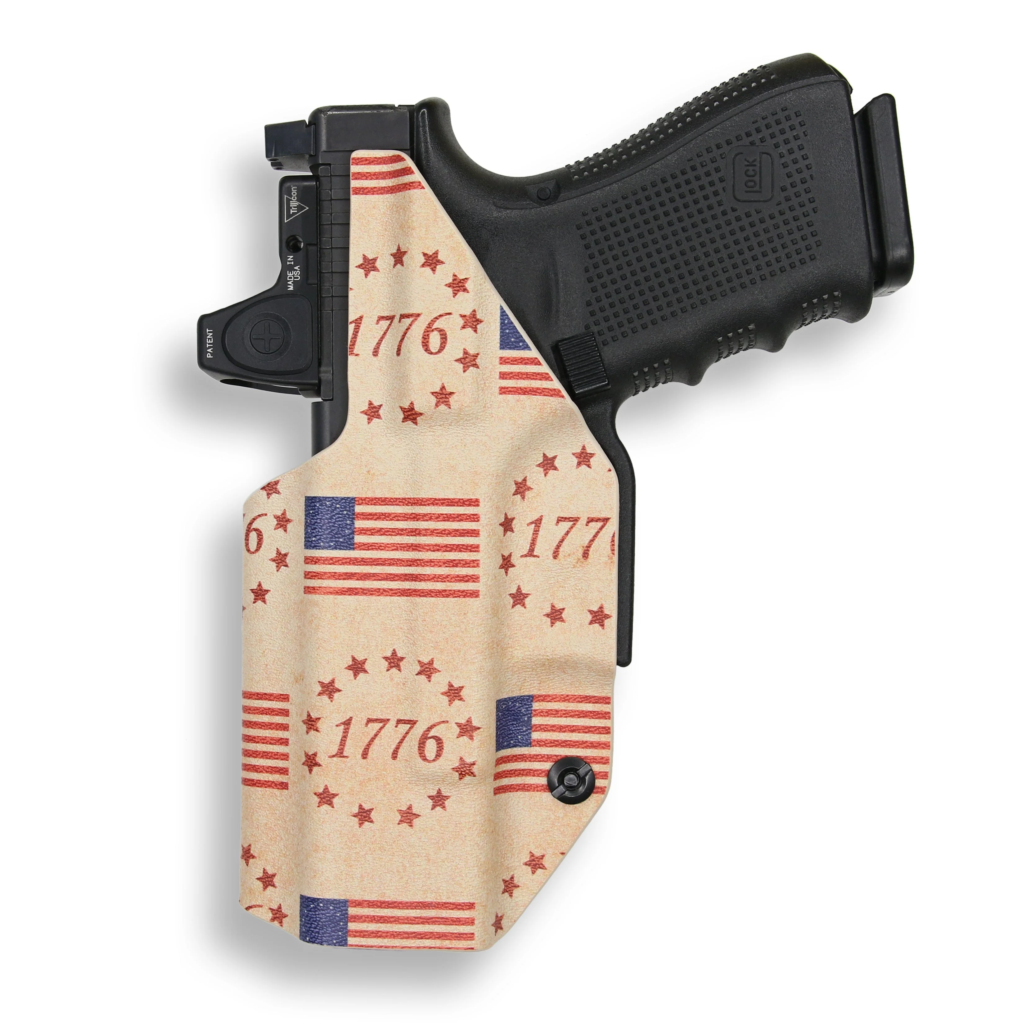 Taurus TH 40 Full Size Manual Safety 4.27" Red Dot Optic Cut IWB Holster - Image 32