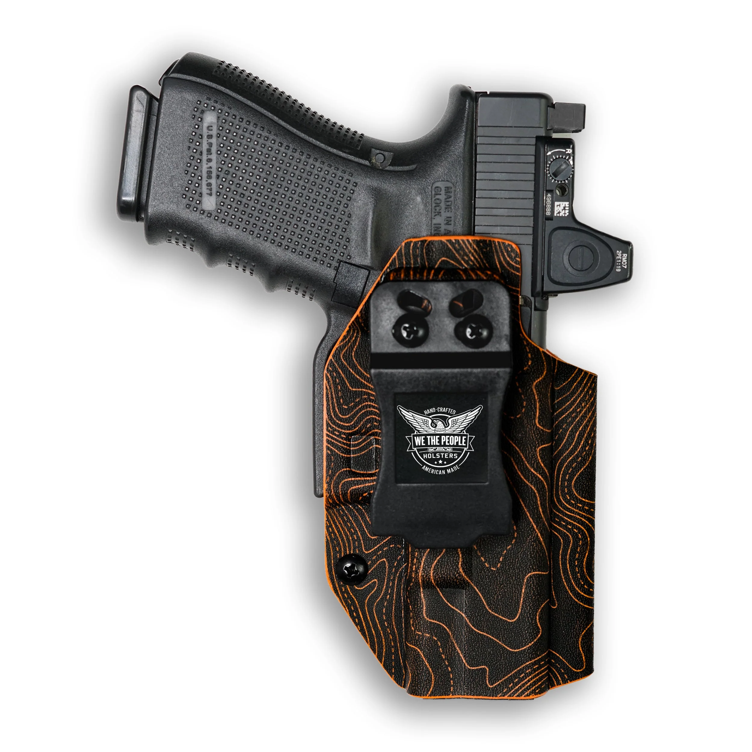 Taurus TH 40 Full Size Manual Safety 4.27" Red Dot Optic Cut IWB Holster - Image 46