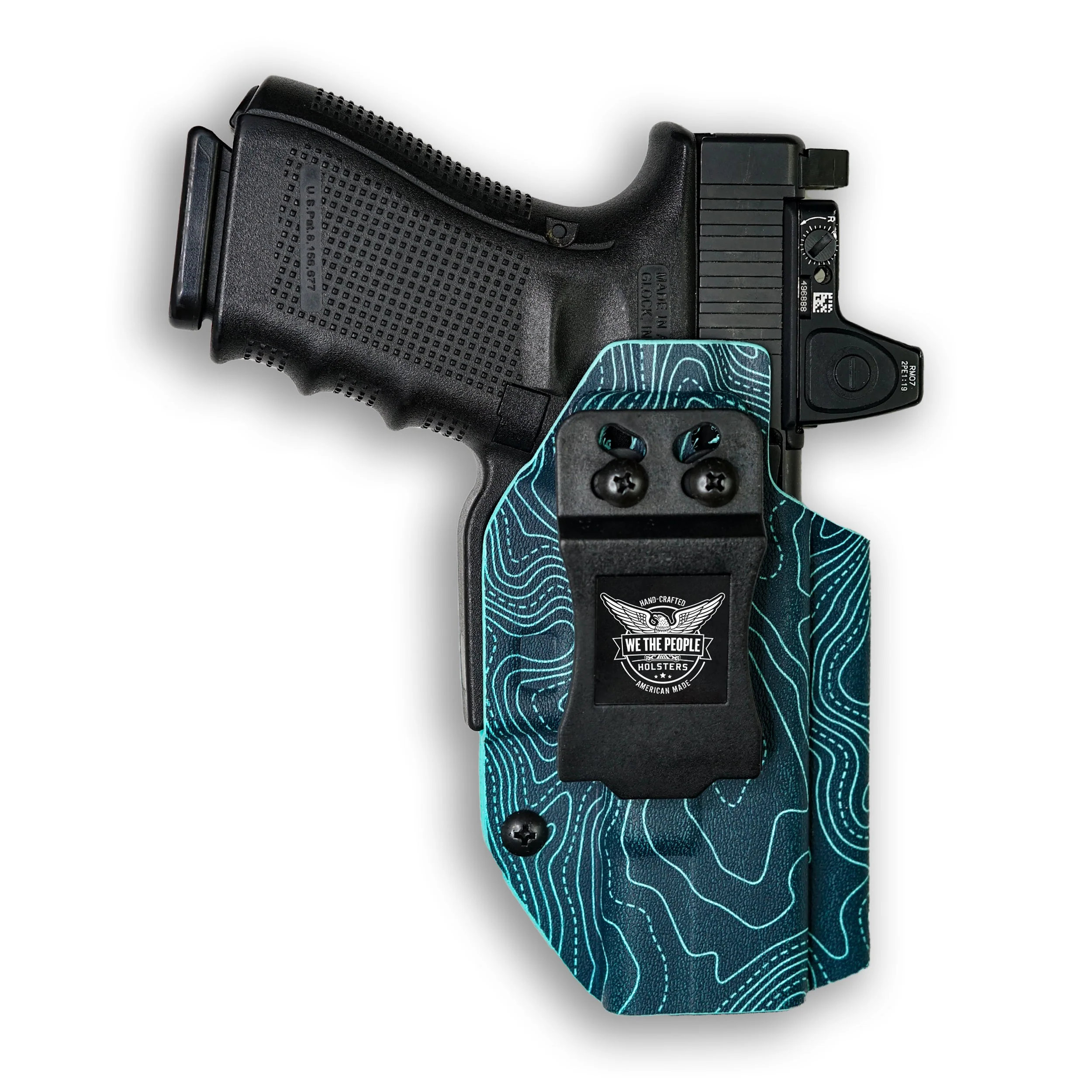 Taurus TH 40 Full Size Manual Safety 4.27" Red Dot Optic Cut IWB Holster - Image 48