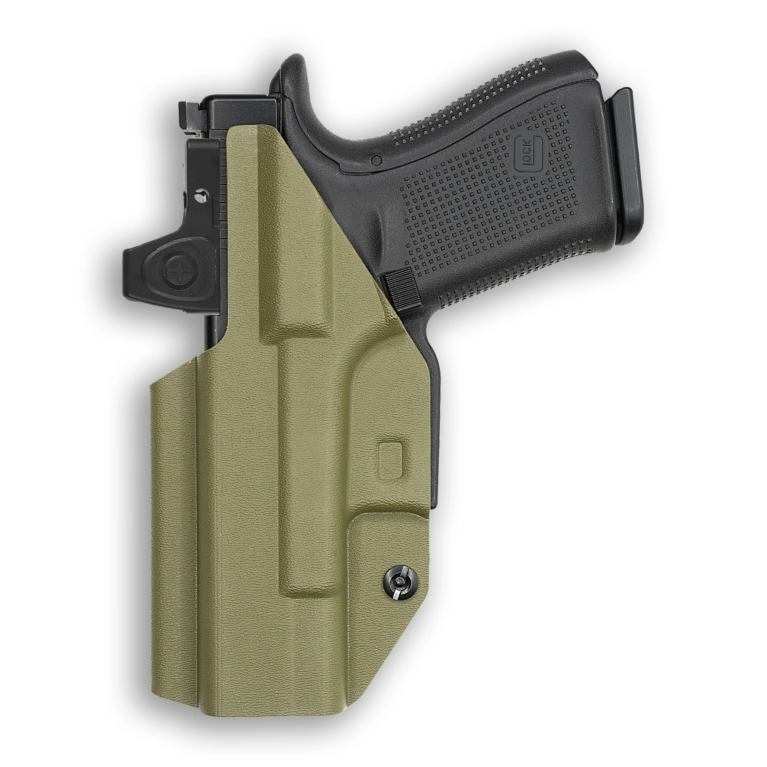 Taurus TH 40 Full Size Manual Safety 4.27" Red Dot Optic Cut IWB Holster - Image 100