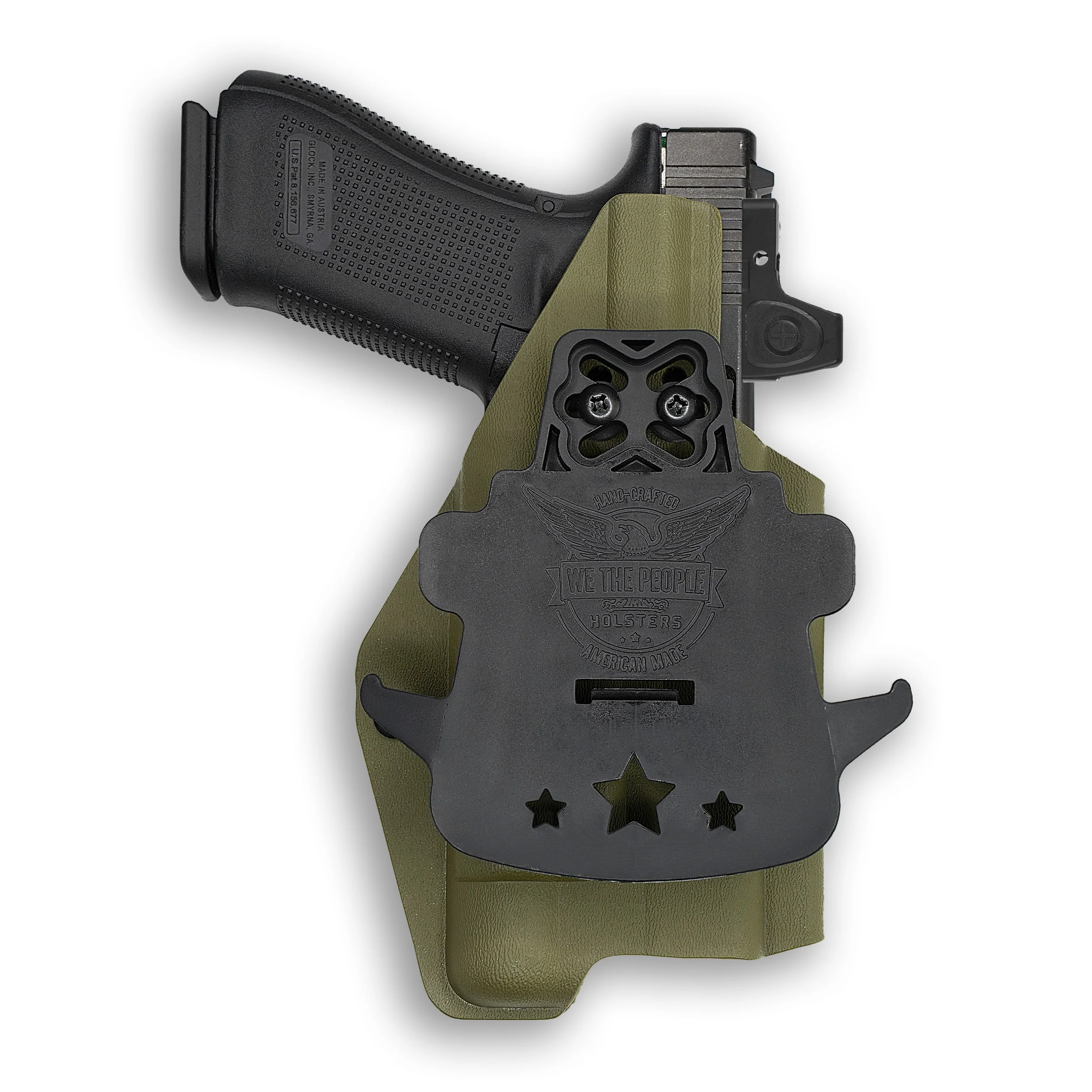 Walther PDP Compact 4" with Streamlight TLR-1/1S/HL Light Red Dot Optic Cut OWB Holster - Image 102