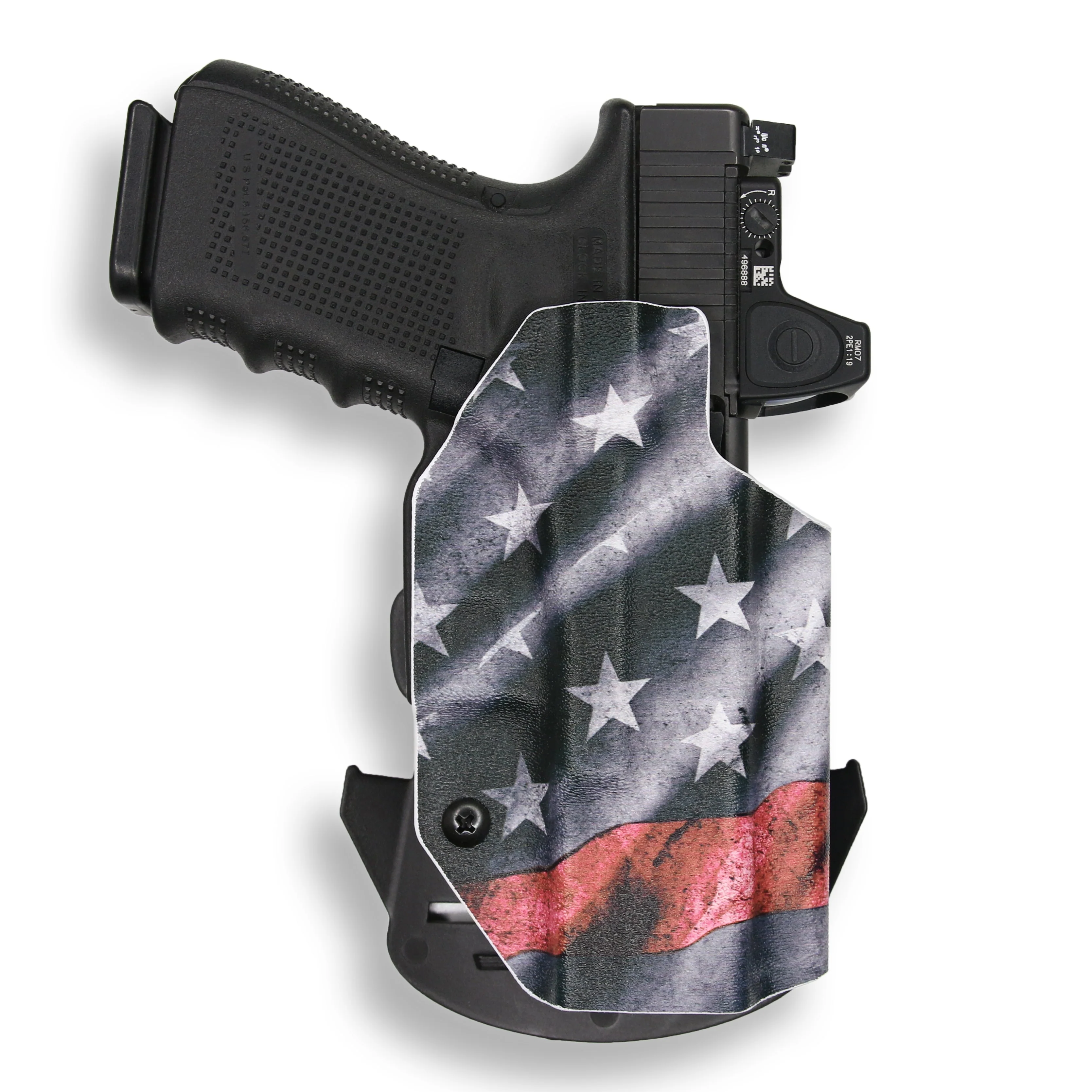 Walther PDP Compact 4" with Streamlight TLR-1/1S/HL Light Red Dot Optic Cut OWB Holster - Image 15