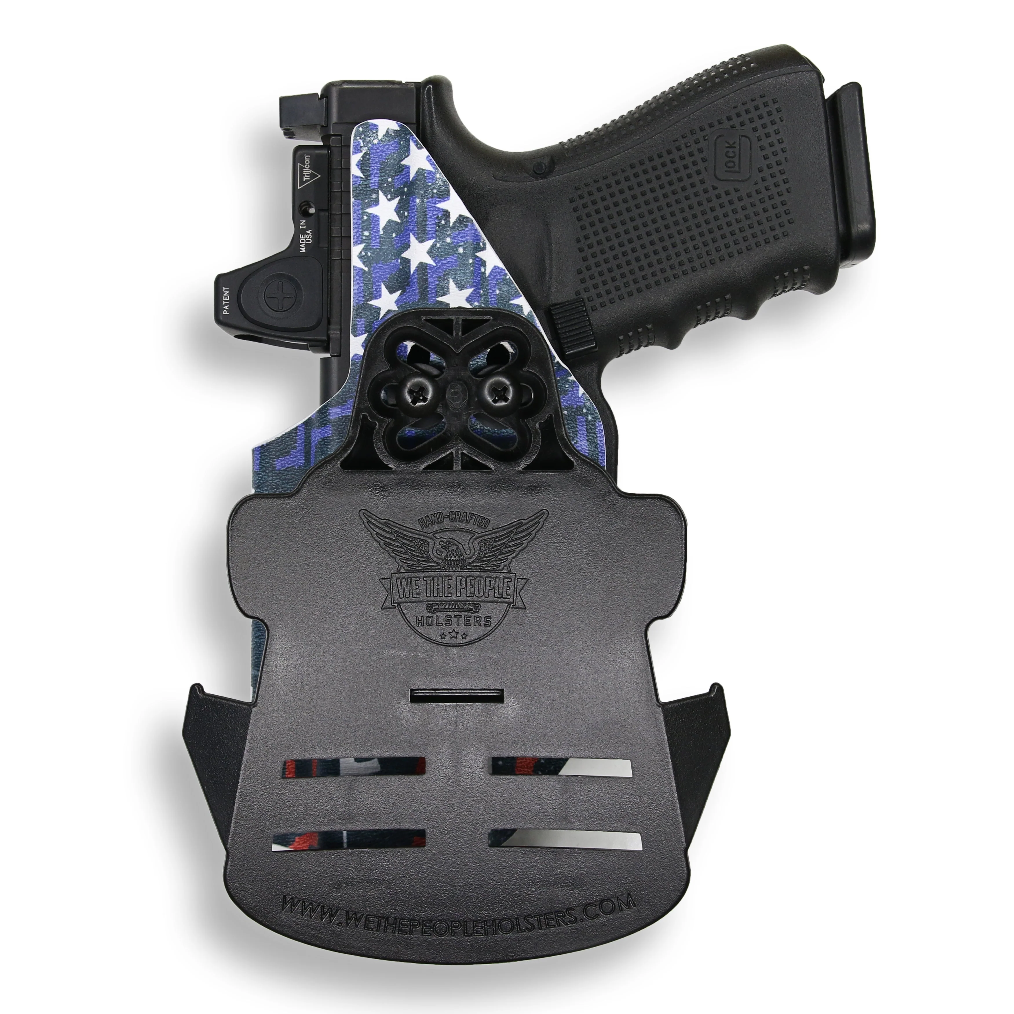 Walther PDP Compact 4" with Streamlight TLR-1/1S/HL Light Red Dot Optic Cut OWB Holster - Image 36
