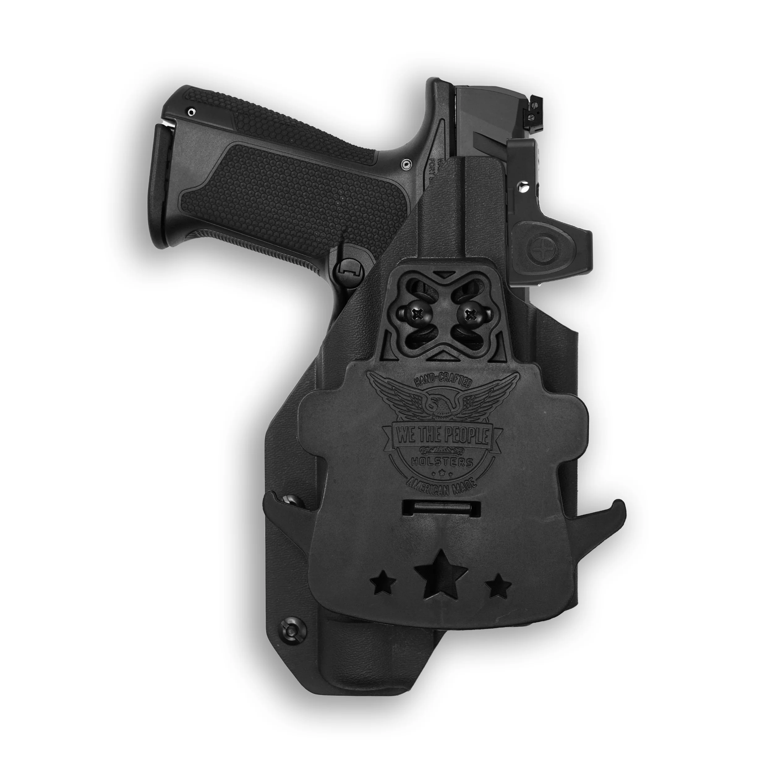 Walther PDP Compact 4" with Streamlight TLR-1/1S/HL Light Red Dot Optic Cut OWB Holster - Image 4
