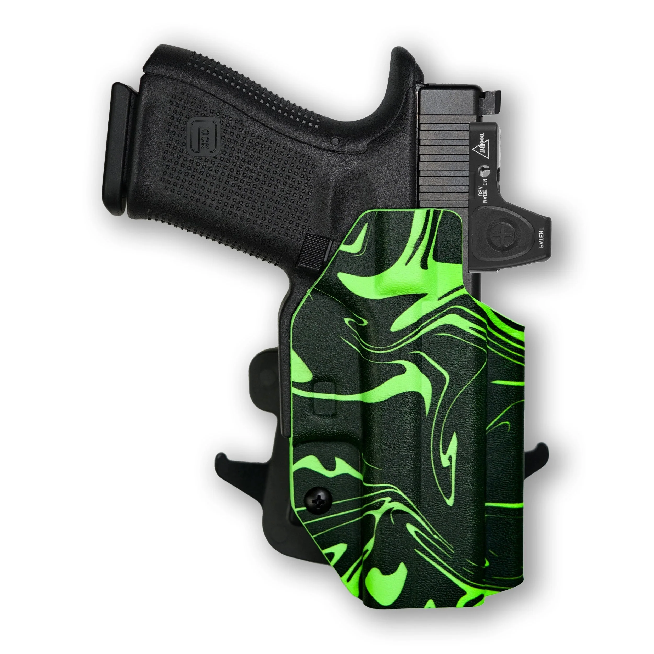 Walther PDP Compact 4" with Streamlight TLR-1/1S/HL Light Red Dot Optic Cut OWB Holster - Image 51