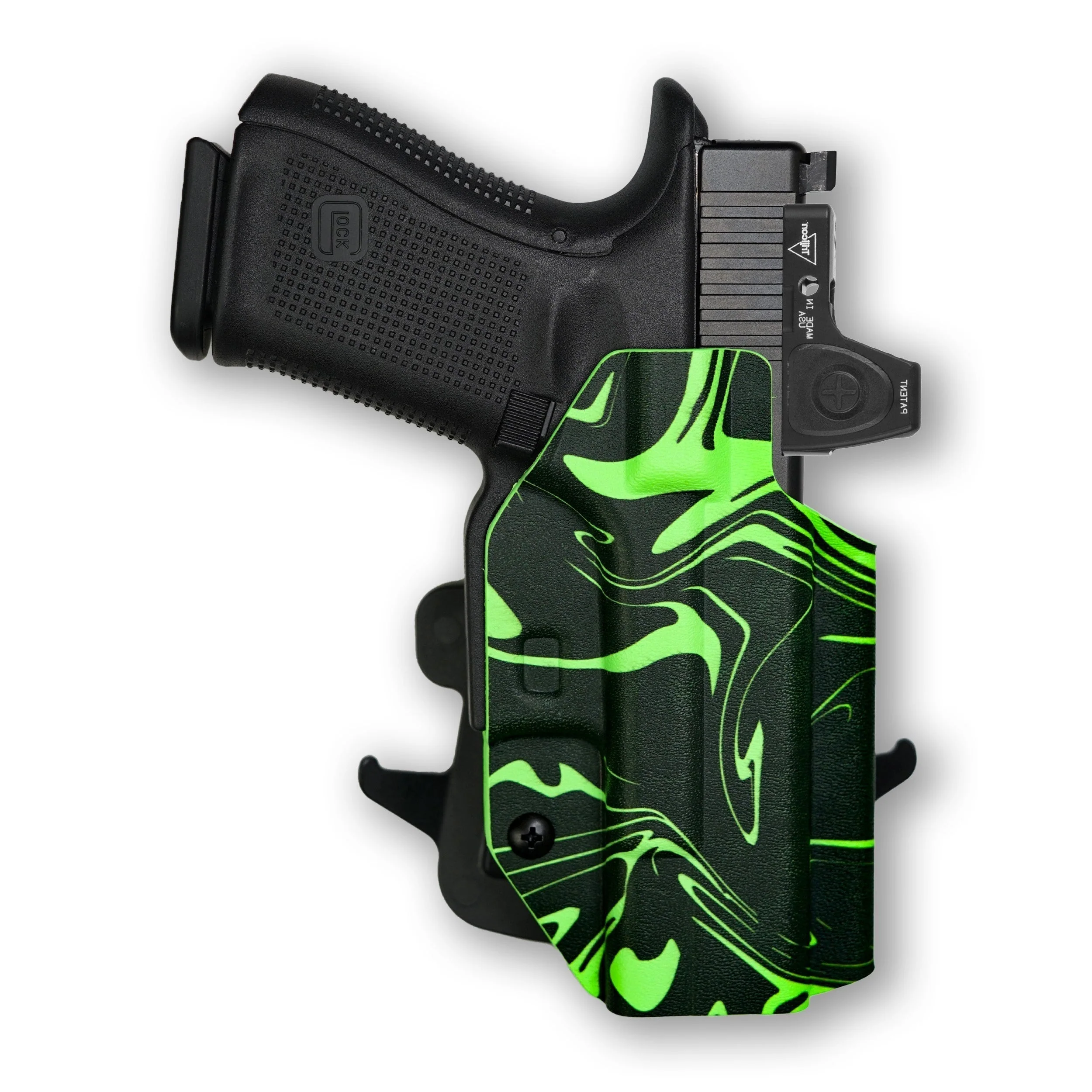 Walther PDP F-Series 4" with Streamlight TLR-1/1S/HL Light Red Dot Optic Cut OWB Holster - Image 51