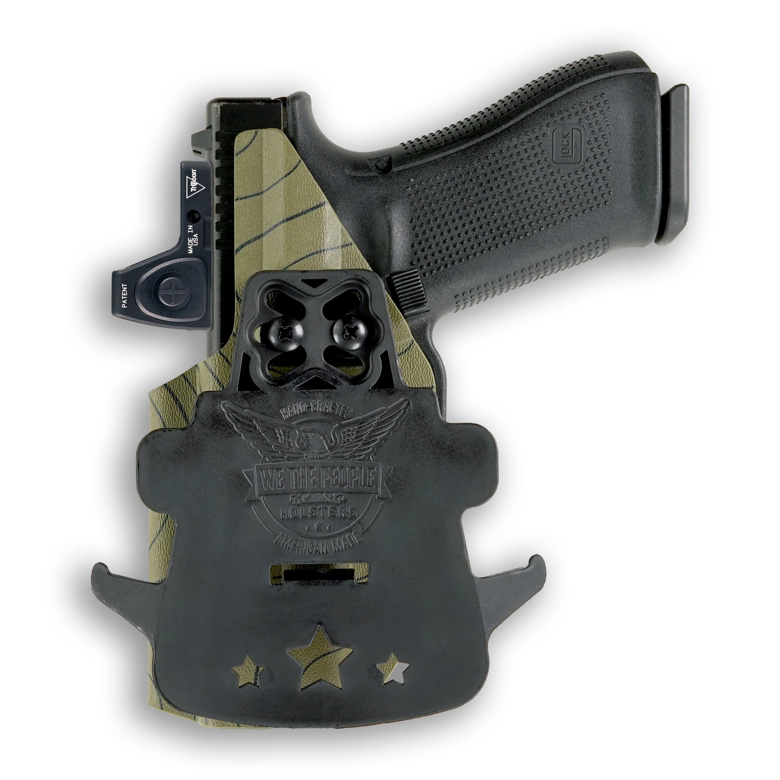 Walther PDP Full Size 4" with Streamlight TLR-1/1S/HL Light Red Dot Optic Cut OWB Holster - Image 108