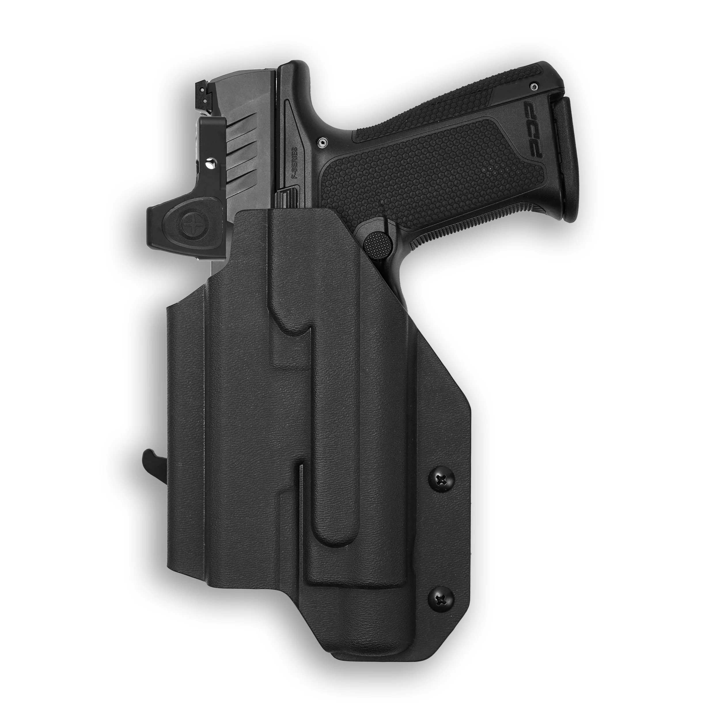 Walther PDP Full Size 4" with Streamlight TLR-1/1S/HL Light Red Dot Optic Cut OWB Holster - Image 3