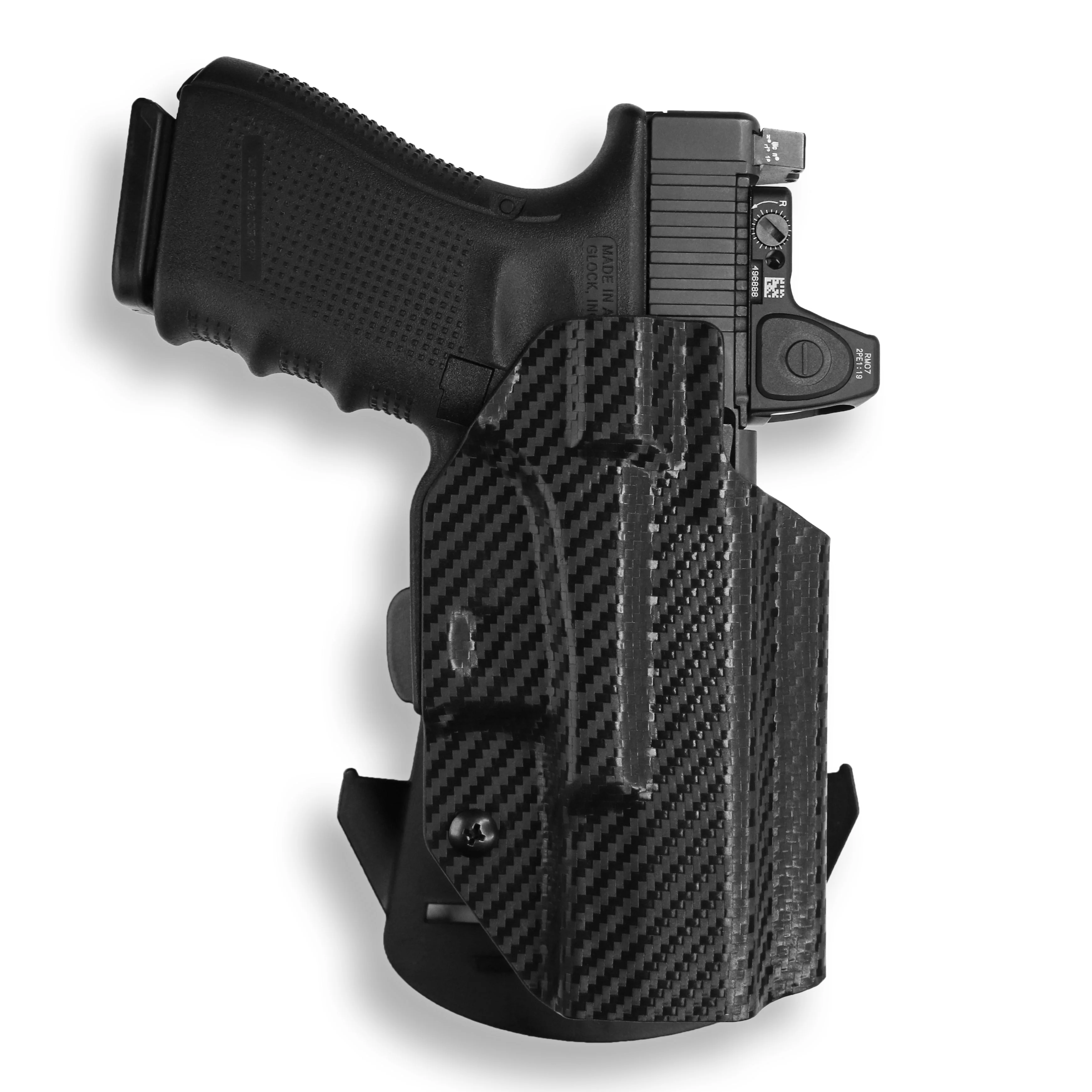Walther PDP Full Size 4" with Streamlight TLR-1/1S/HL Light Red Dot Optic Cut OWB Holster - Image 5