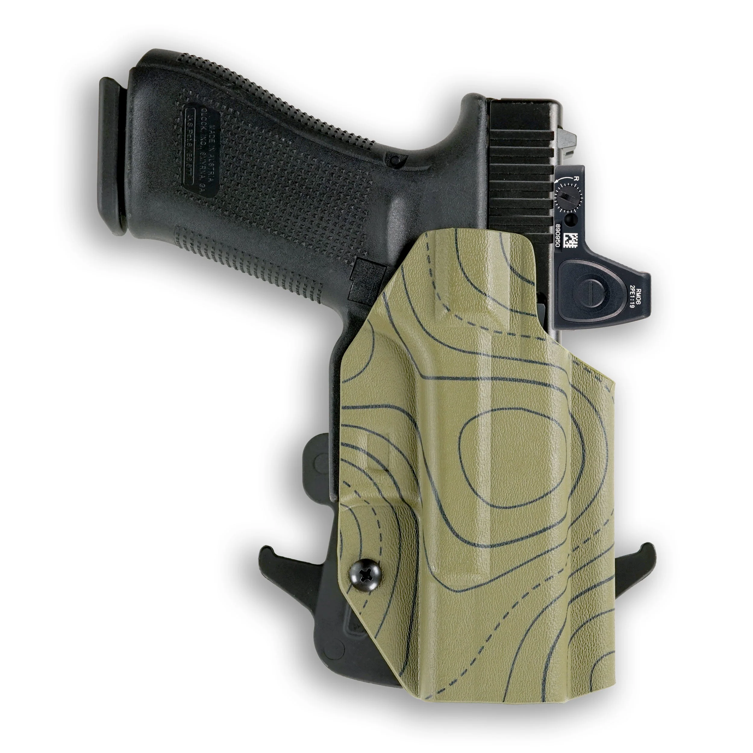 Walther PDP Pro-X PMM Full Size 4.6" with Streamlight TLR-1/1S/HL Light Red Dot Optic Cut OWB Holster - Image 107