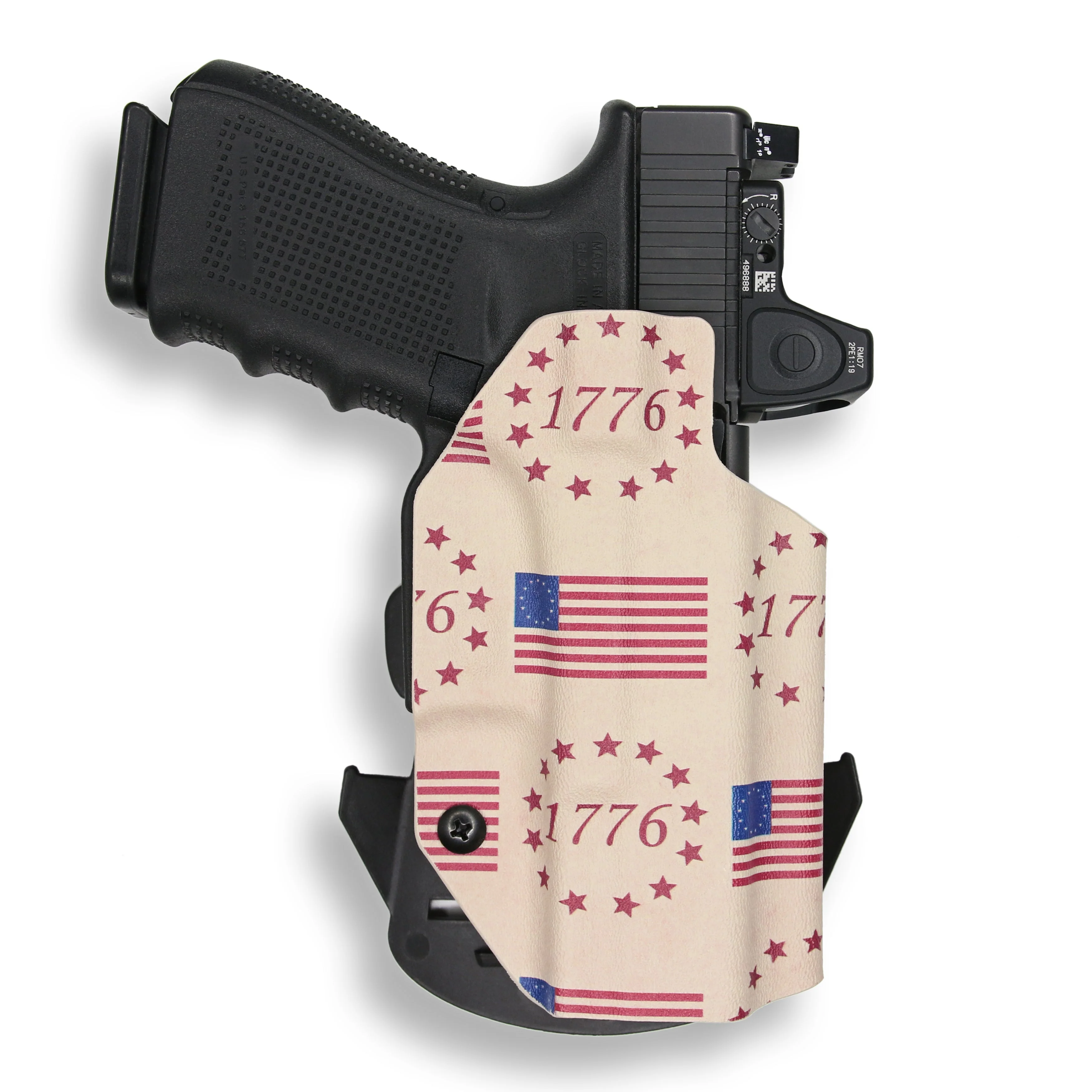 Walther PDP Pro-X PMM Full Size 4.6" with Streamlight TLR-1/1S/HL Light Red Dot Optic Cut OWB Holster - Image 31