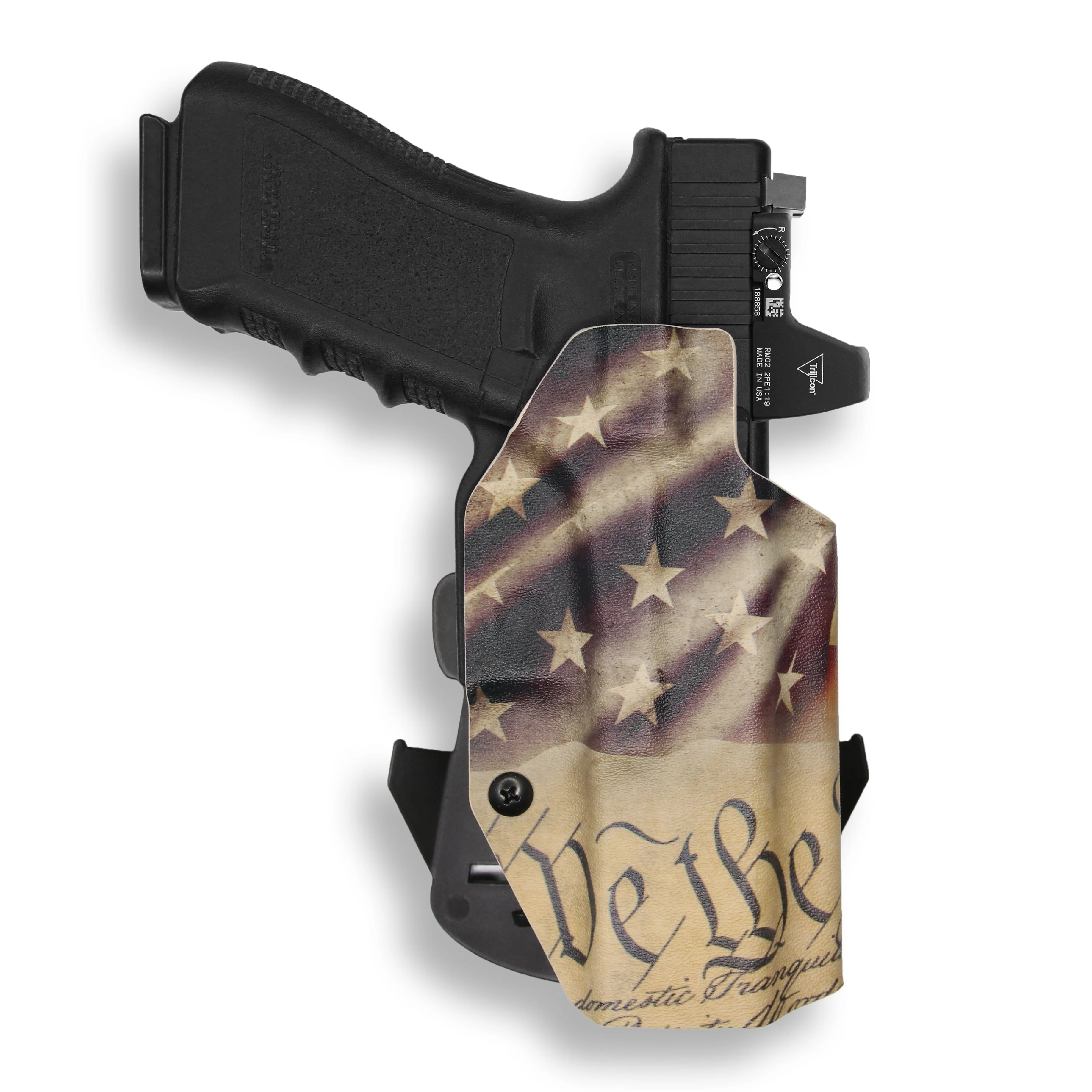 Walther PDP Professional ACRO Compact 4" Red Dot Optic Cut OWB Holster - Image 11