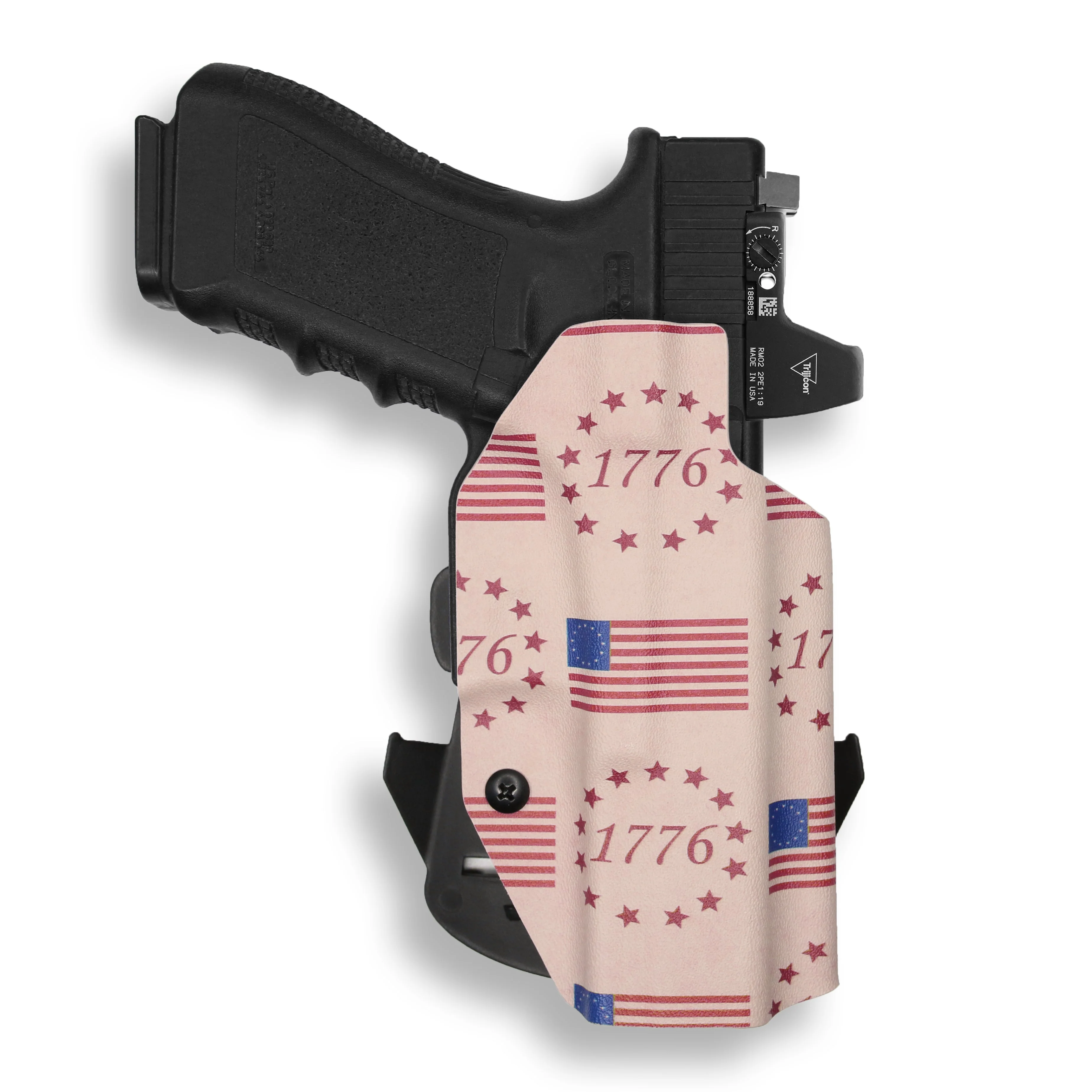Walther PDP Professional ACRO Compact 4" Red Dot Optic Cut OWB Holster - Image 31