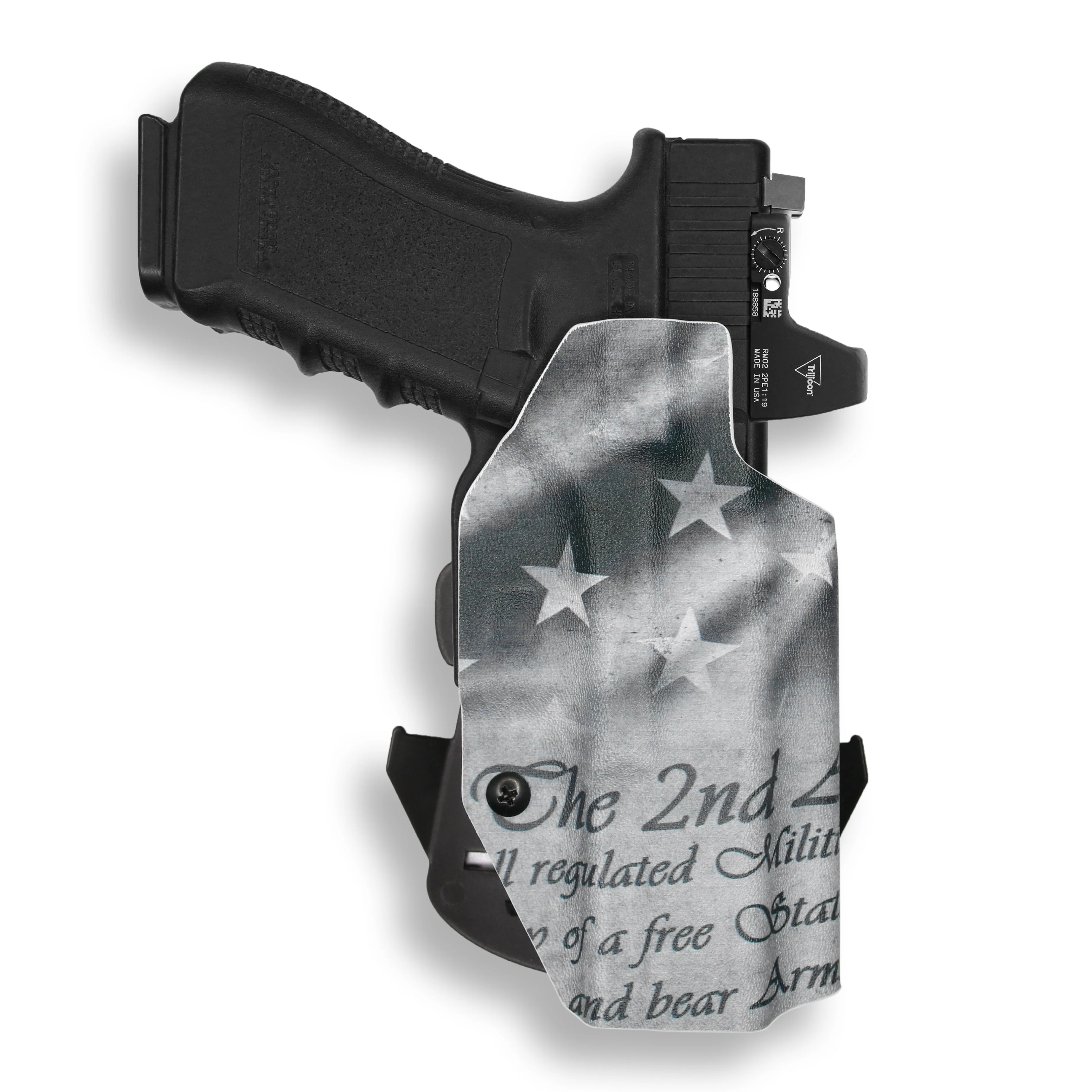 Walther PDP Professional ACRO Compact 4" Red Dot Optic Cut OWB Holster - Image 33